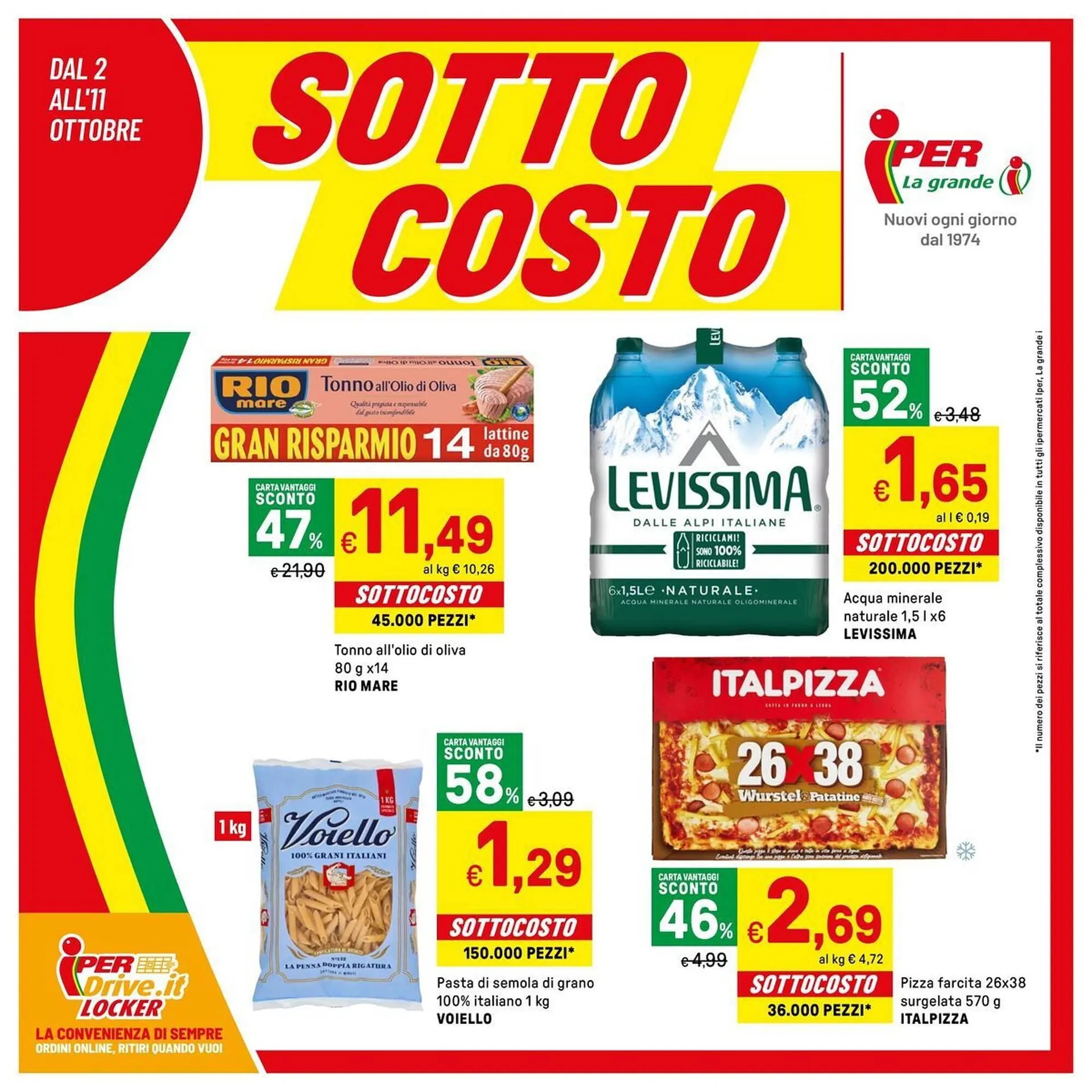 Volantino Iper La Grande da 2 ottobre a 11 ottobre di 2025 - Pagina del volantino 1
