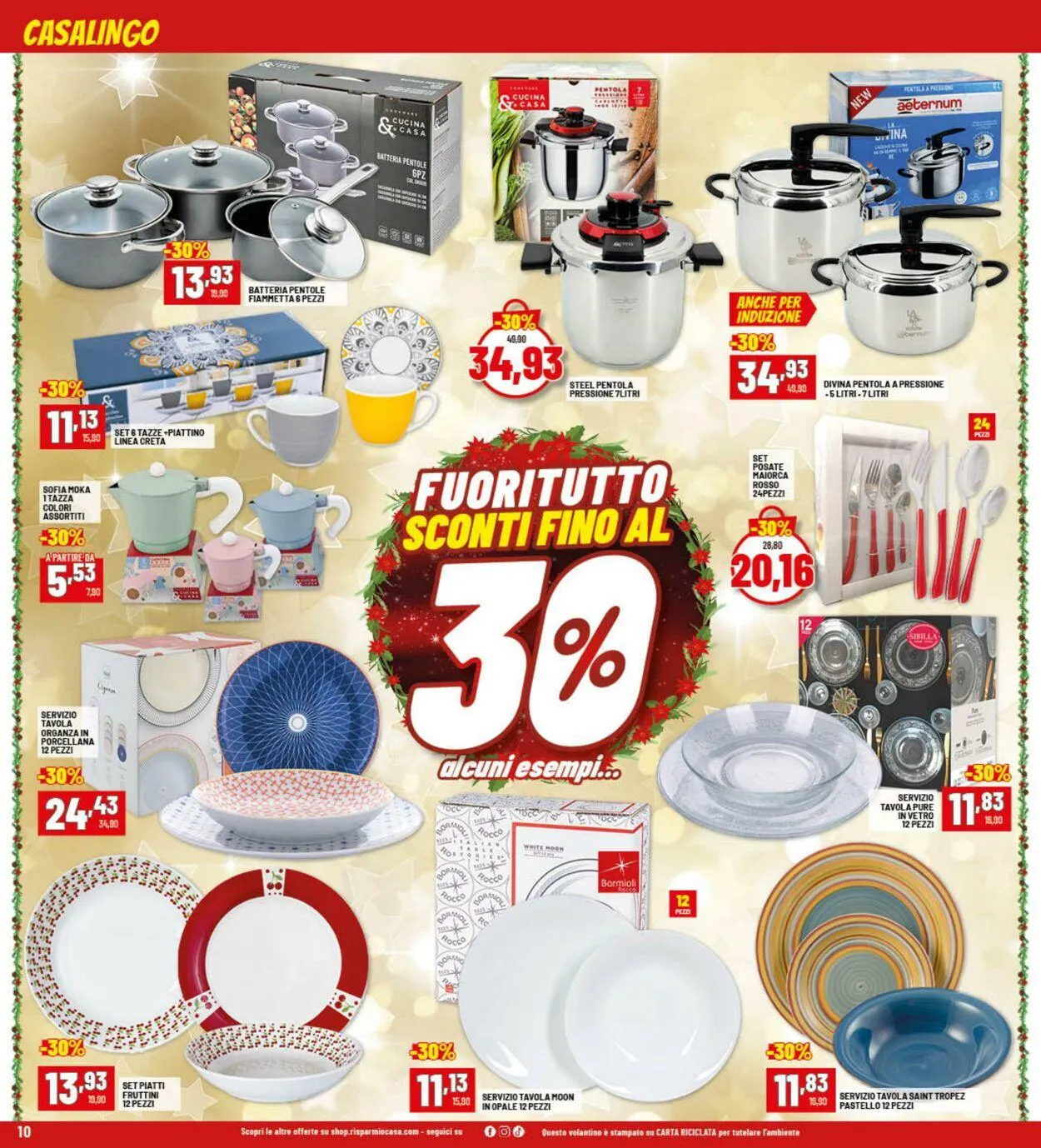 Risparmio Casa Volantino attuale da 22 dicembre a 4 gennaio di 2026 - Pagina del volantino 10