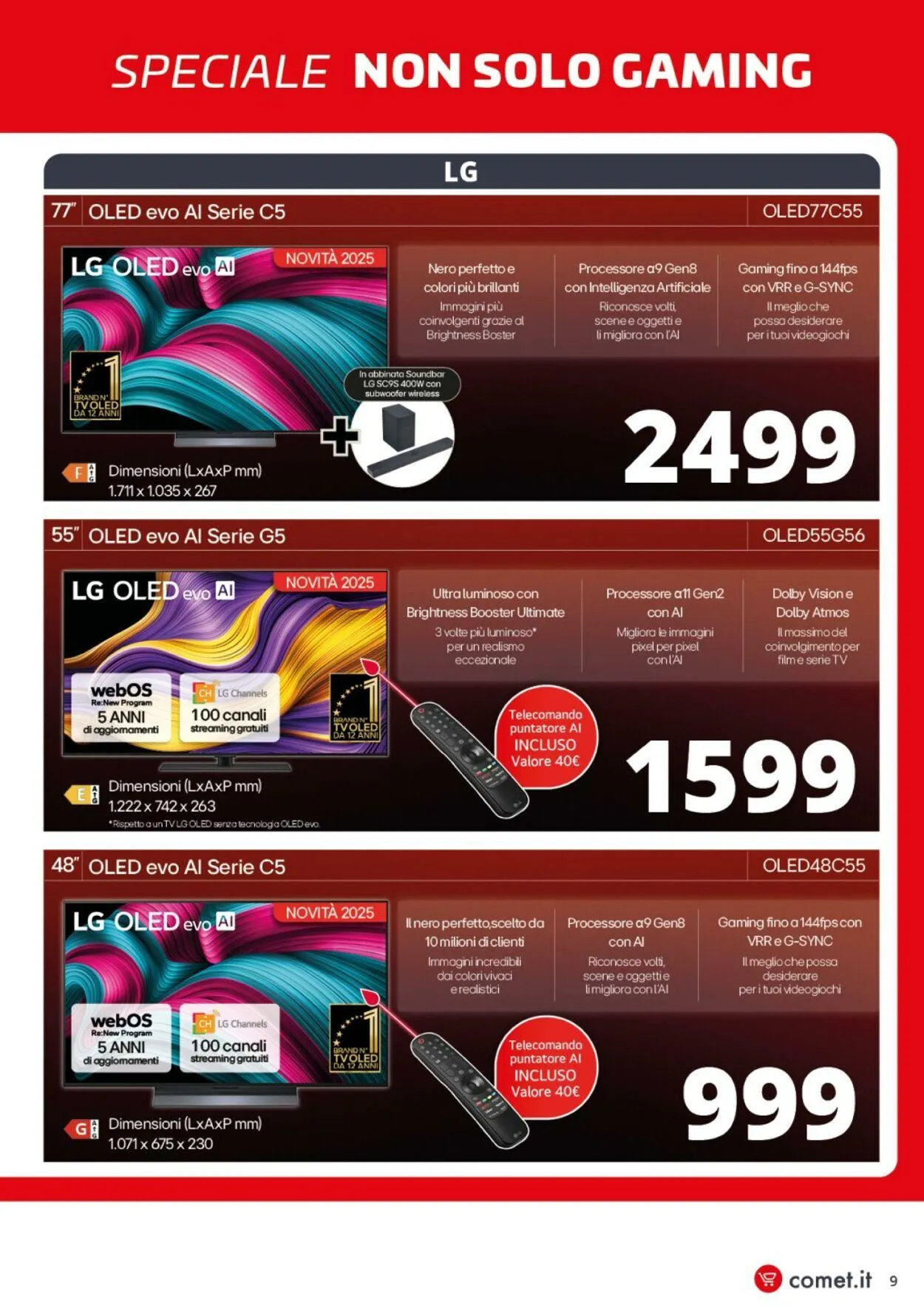 Comet Volantino attuale da 2 novembre a 10 novembre di 2025 - Pagina del volantino 9