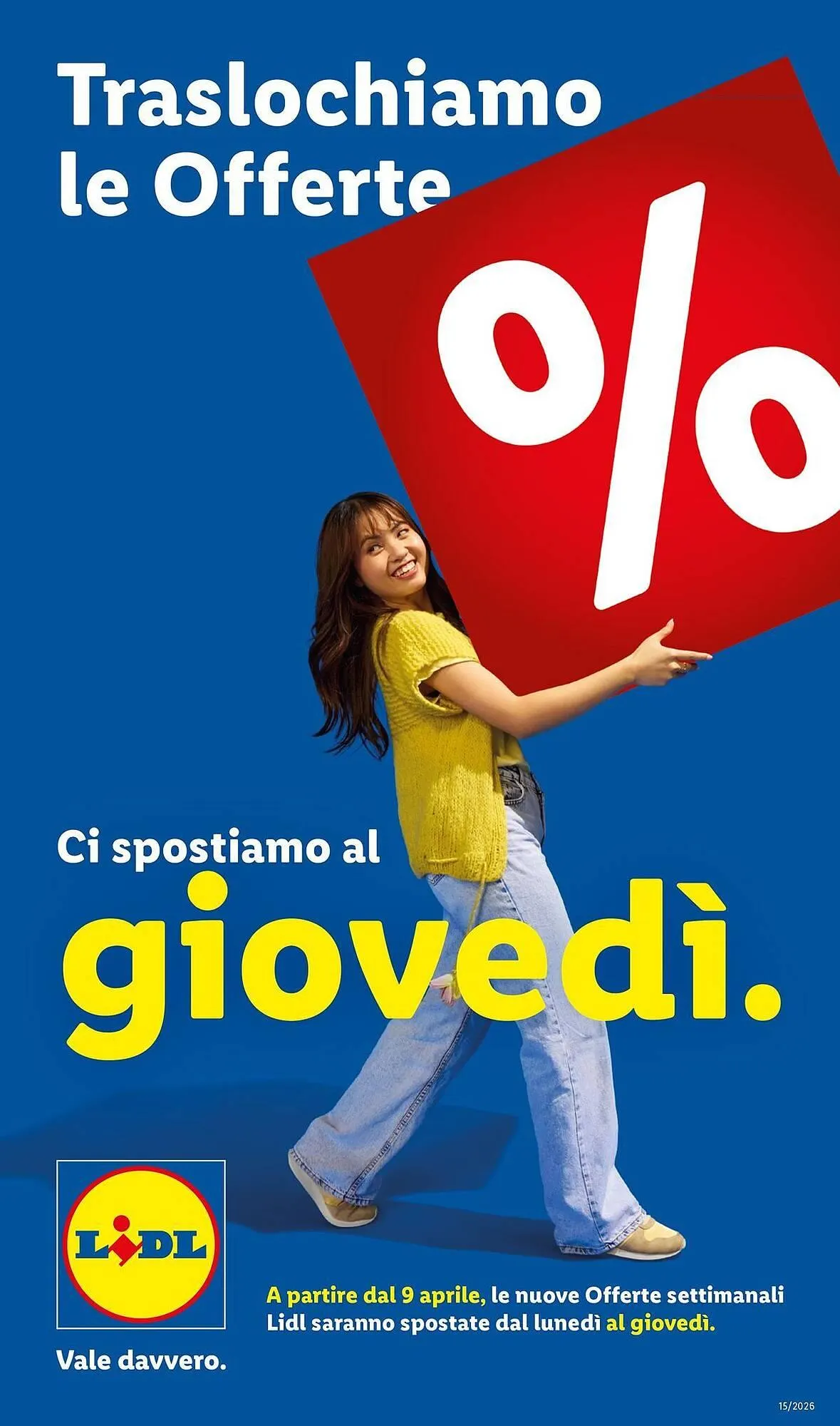 Volantino Lidl da 9 aprile a 15 aprile di 2026 - Pagina del volantino 1