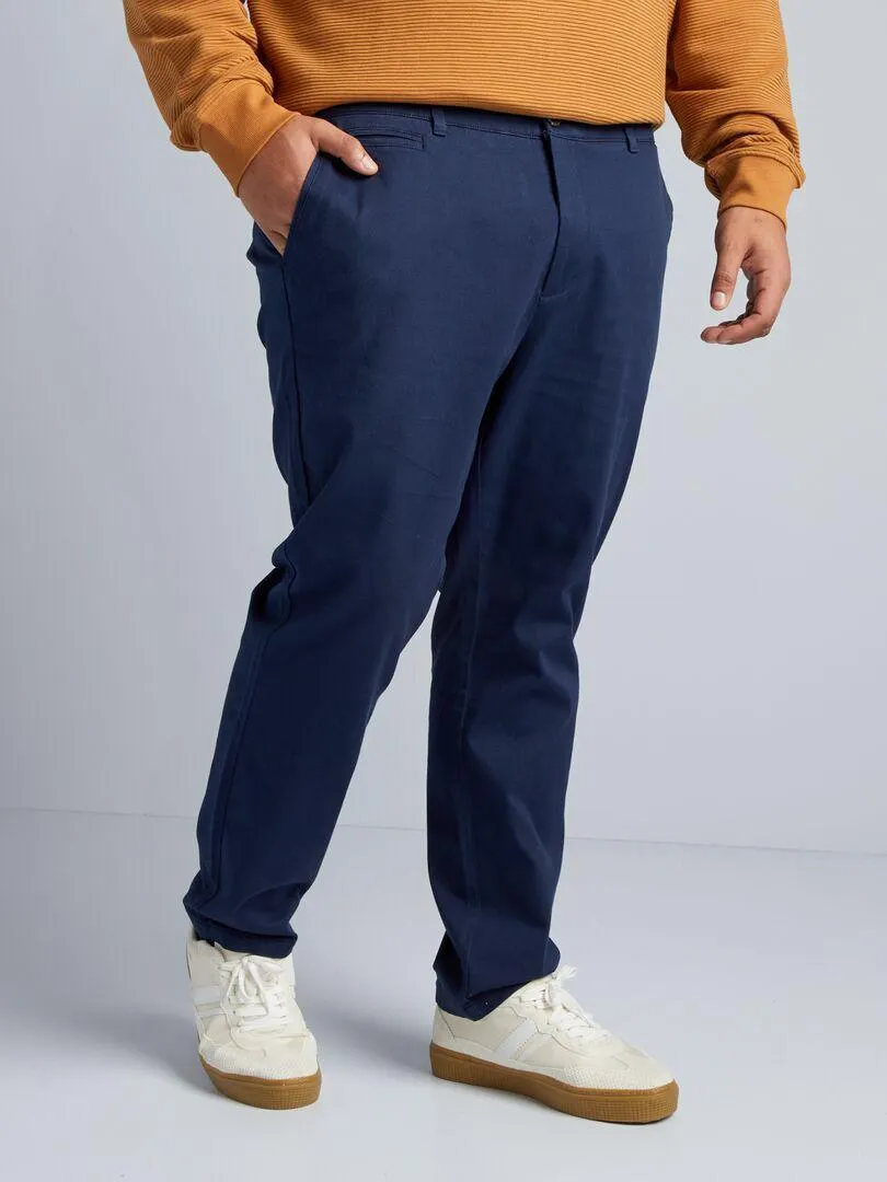 Pantaloni in twill - NERO