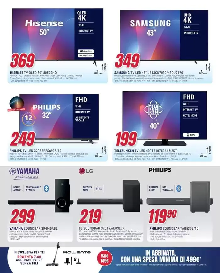 SUBITO PER TE L’ASPIRAPOLVERE da 17 aprile a 7 maggio di 2025 - Pagina del volantino 7