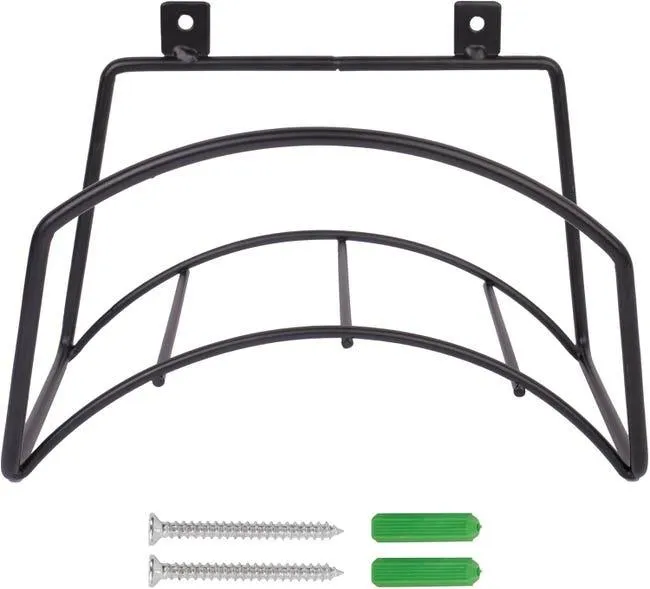 Porta tubo da giardino a parete - Porta tubo da giardino a parete in acciaio massiccio per impieghi gravosi - Porta tubo da giardino a parete resisten