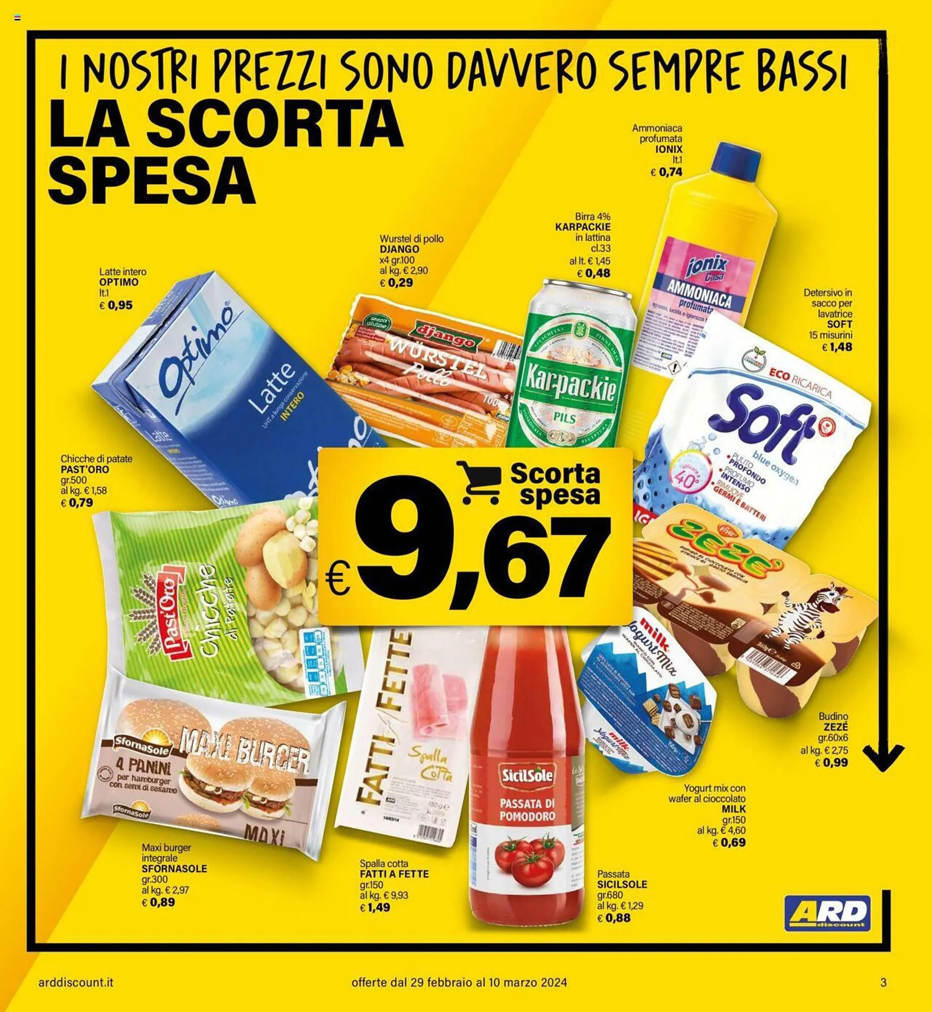 Volantino Ard Discount da 29 febbraio a 10 marzo di 2024 - Pagina del volantino 3