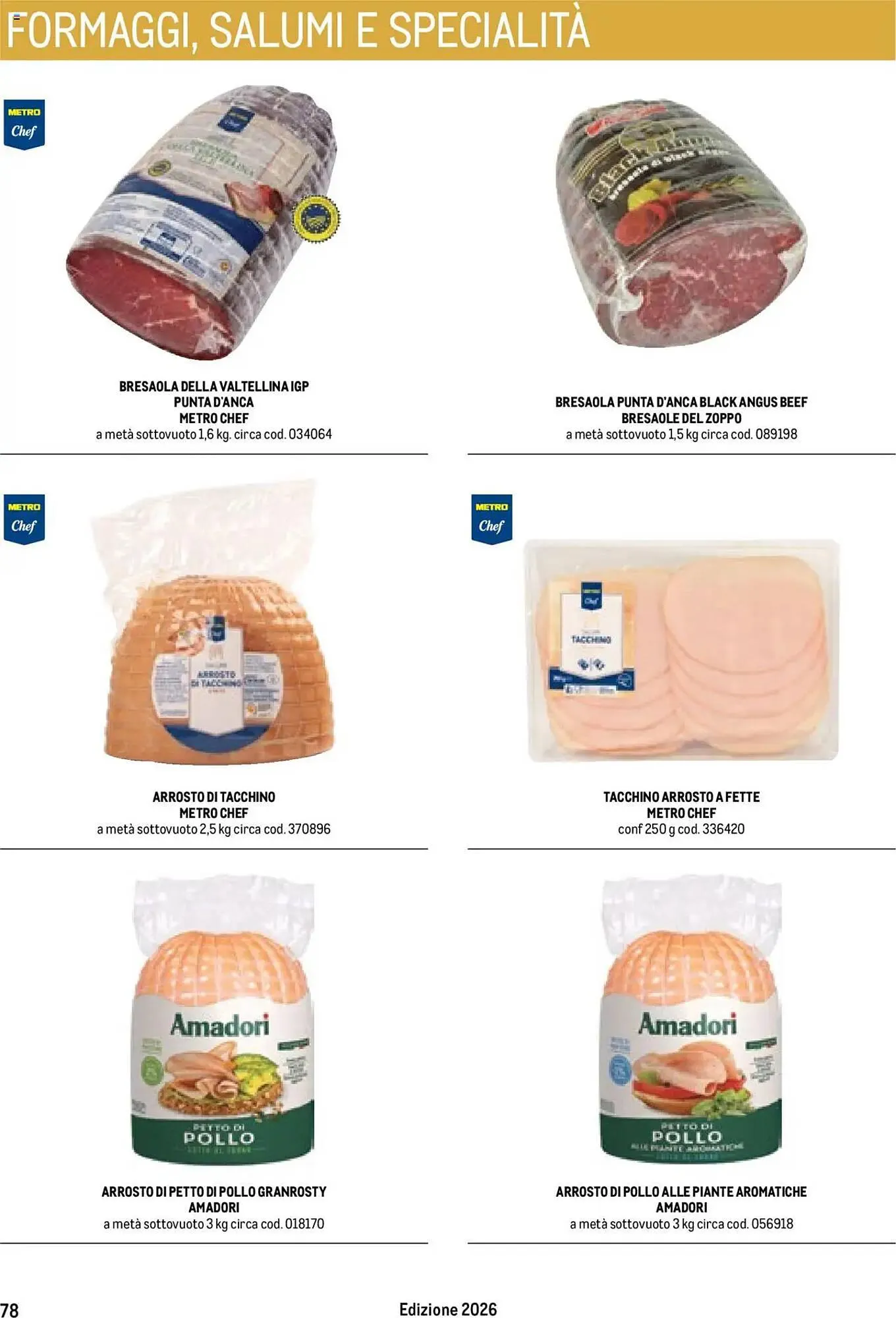Volantino Metro da 17 ottobre a 17 ottobre di 2026 - Pagina del volantino 78