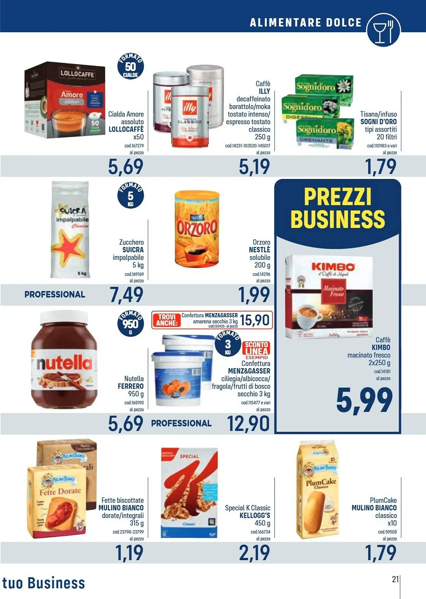 Volantino Talento Professional Store da 8 dicembre a 21 dicembre di 2025 - Pagina del volantino 21