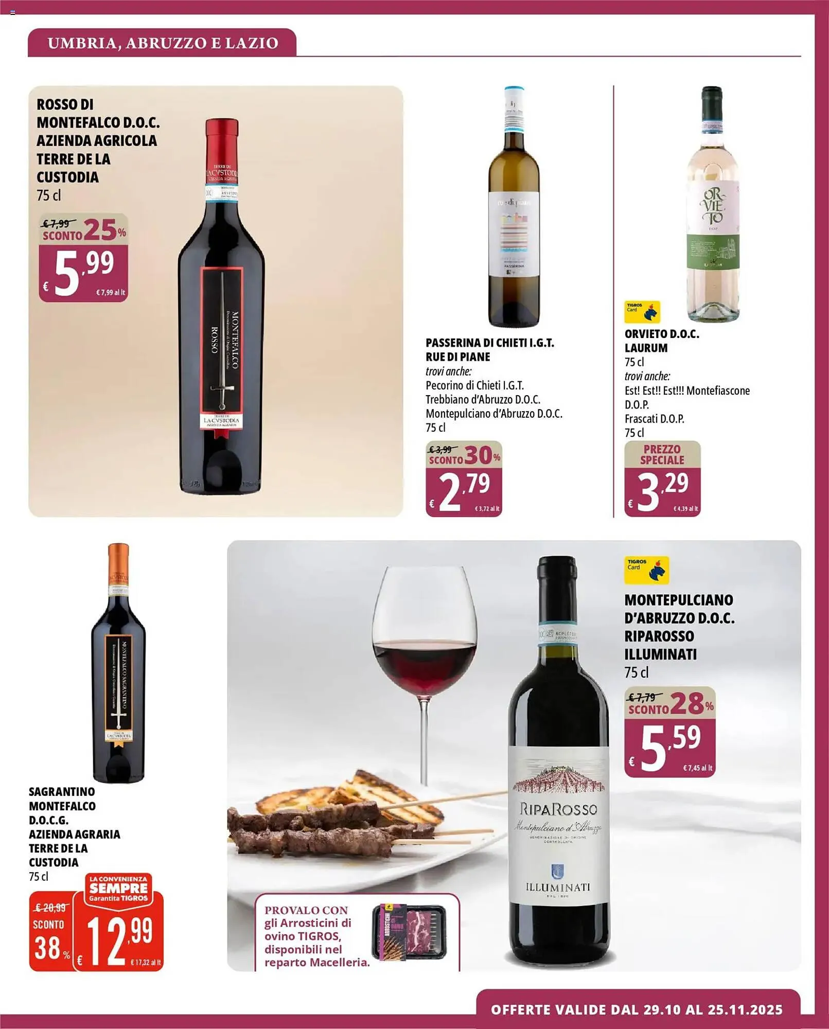 Volantino Tigros da 29 ottobre a 25 novembre di 2025 - Pagina del volantino 9