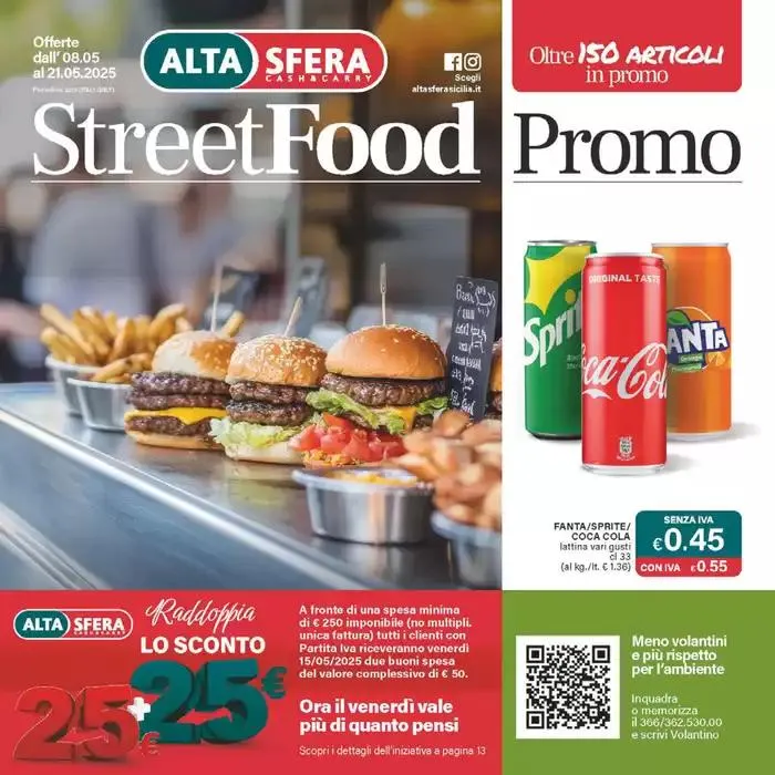 StreetFood Promo da 8 maggio a 21 maggio di 2025 - Pagina del volantino 1