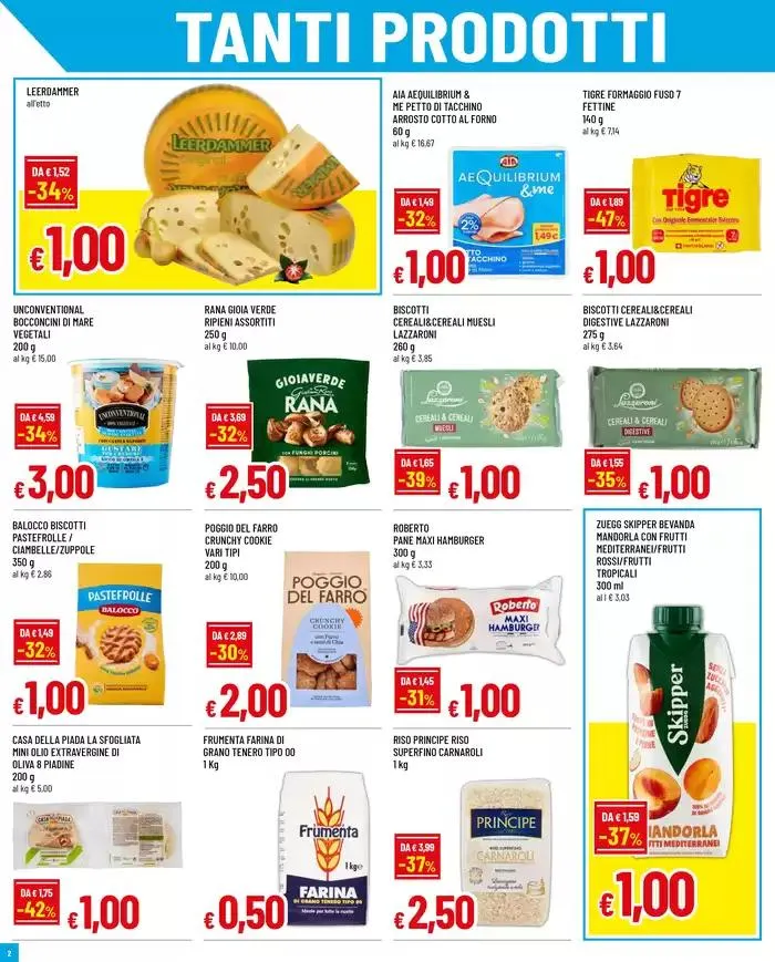 TANTI PRODOTTI DA 0,50 A 3,00€ da 9 gennaio a 22 gennaio di 2025 - Pagina del volantino 2