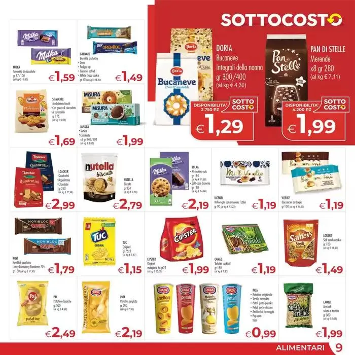 Sottocosto da 19 marzo a 1 aprile di 2025 - Pagina del volantino 9