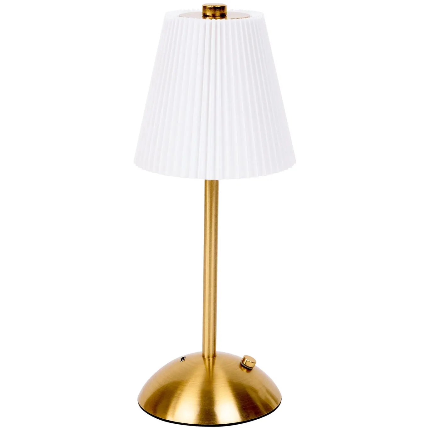 Kovová lampa s papírovým stínidlem