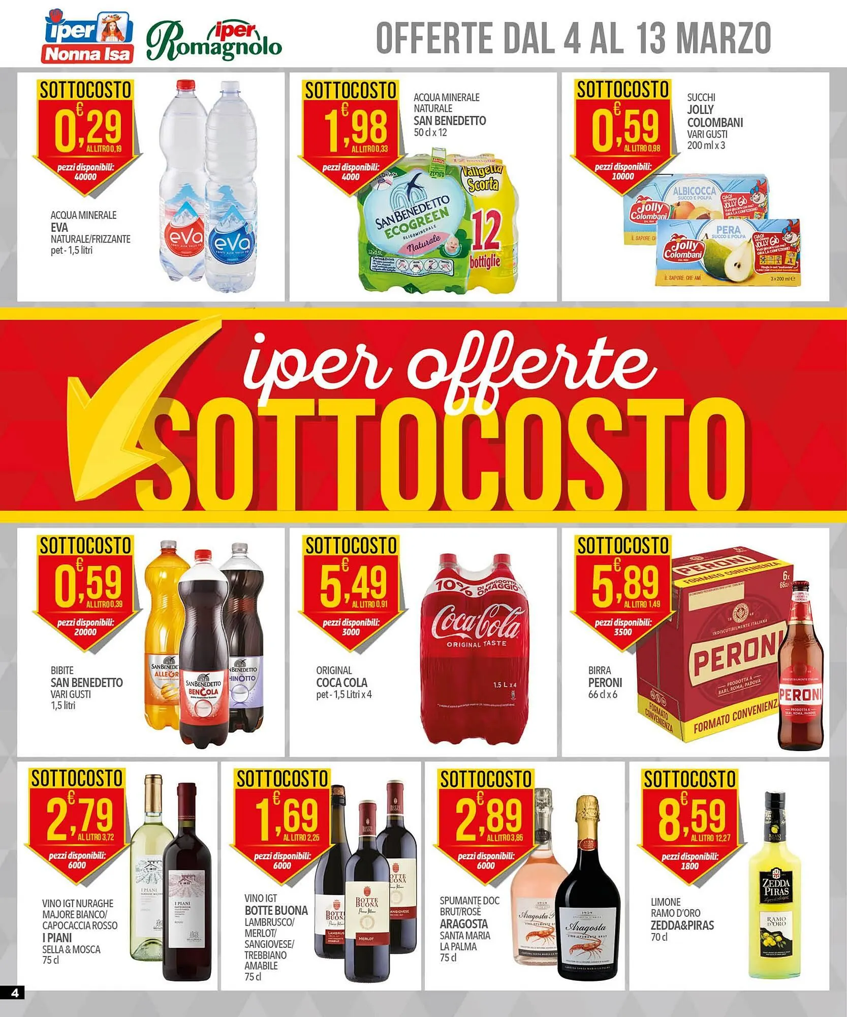 Volantino Iper Romagnolo da 4 marzo a 13 marzo di 2025 - Pagina del volantino 4