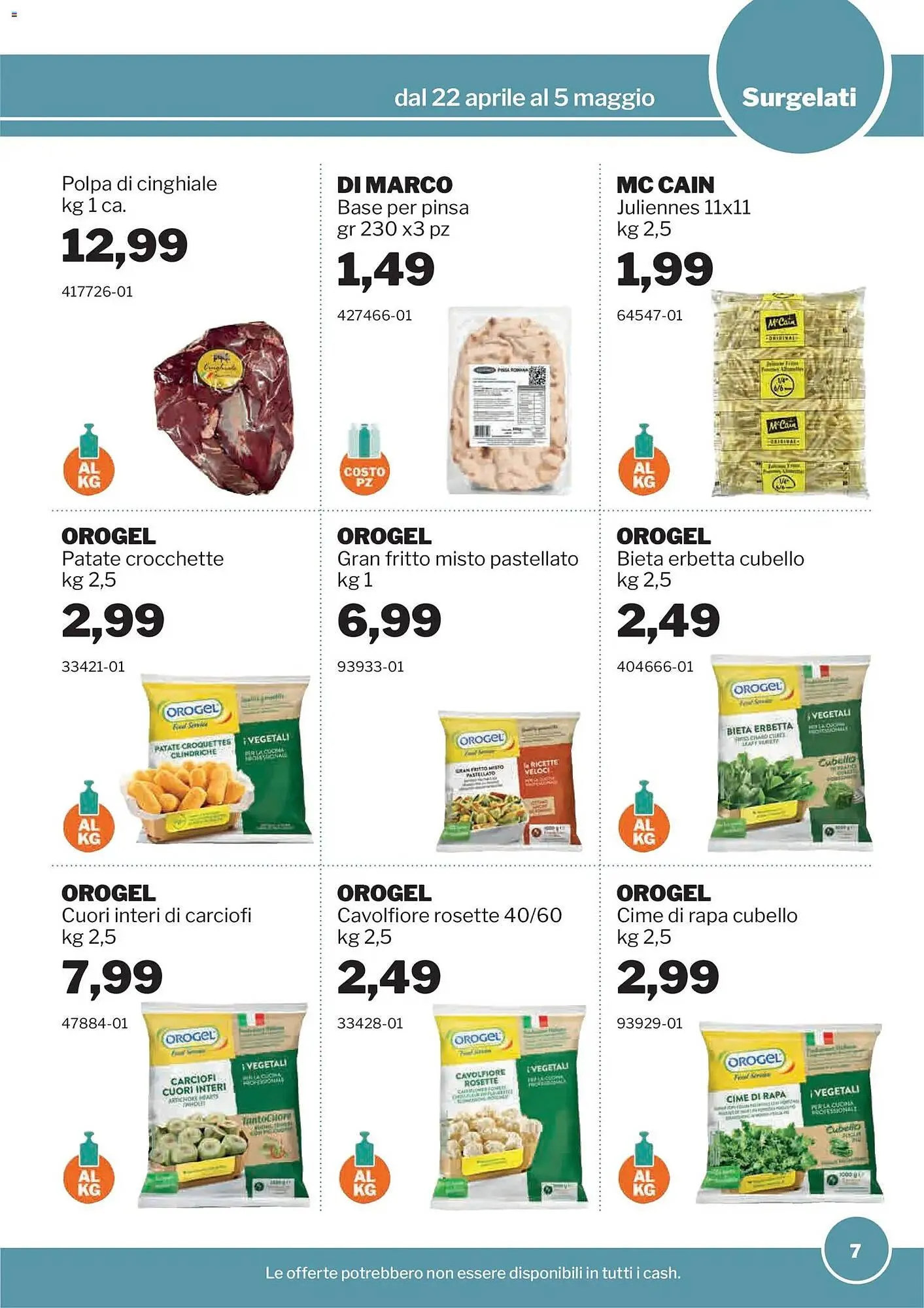 Volantino GrosMarket da 22 aprile a 5 maggio di 2026 - Pagina del volantino 7