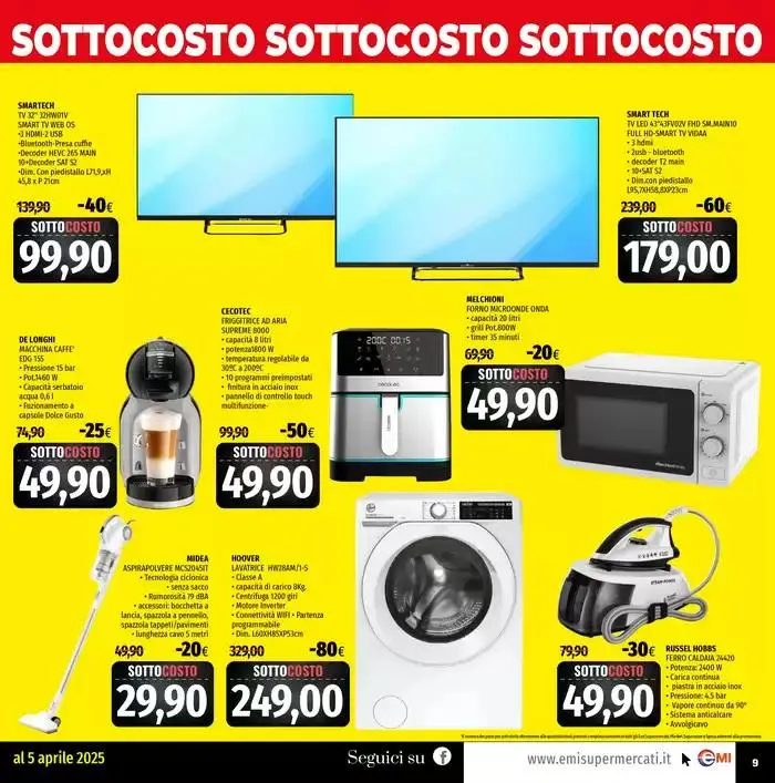 SOTTOCOSTO da 27 marzo a 9 aprile di 2025 - Pagina del volantino 9