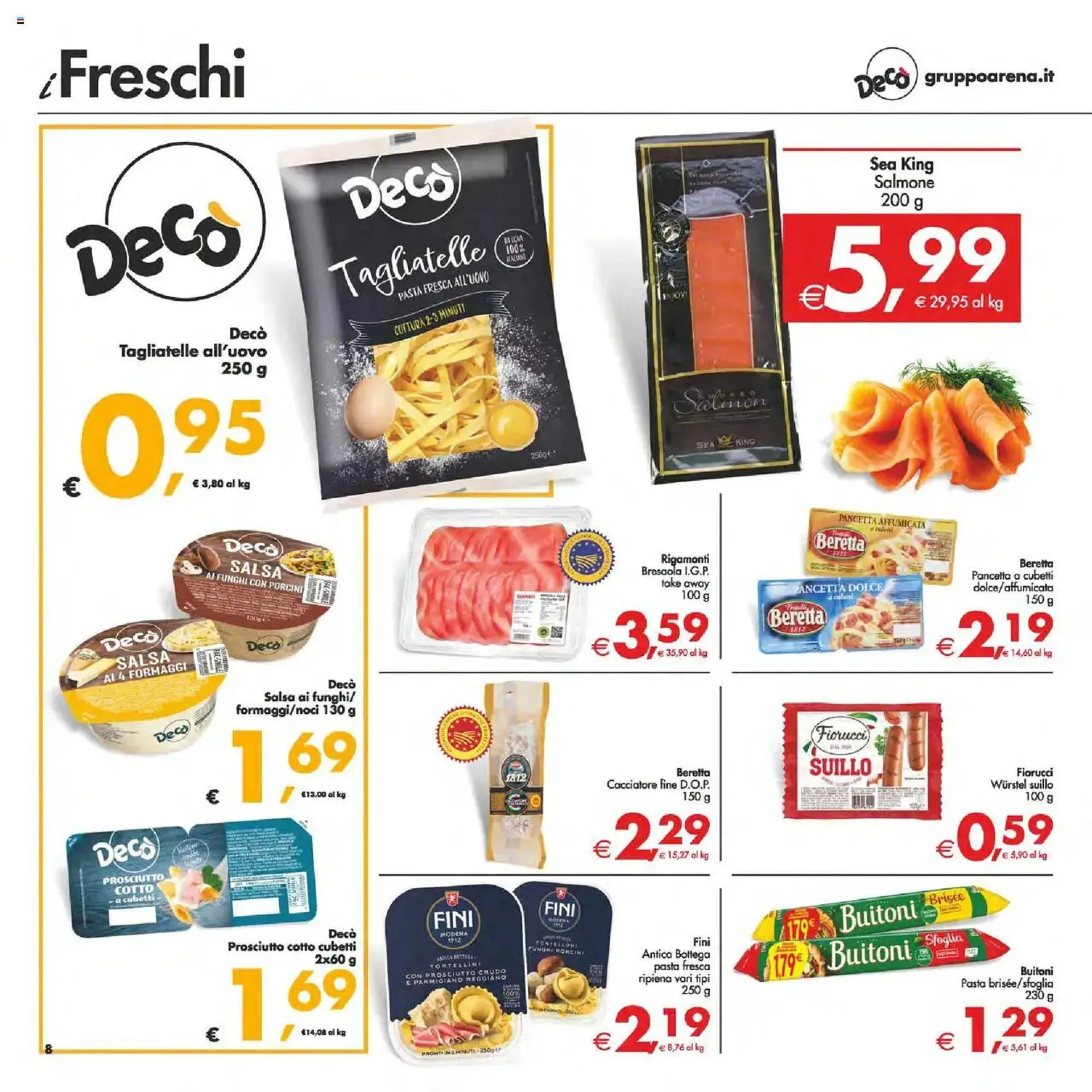 Volantino Deco Supermercati da 14 luglio a 23 luglio di 2025 - Pagina del volantino 8