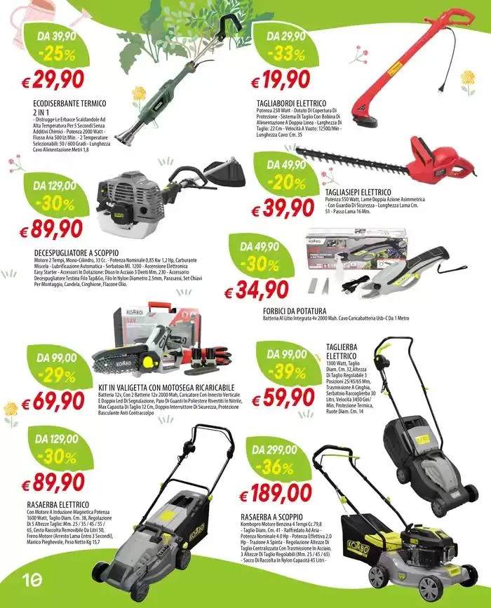Tutto il giardinaggio da 17 marzo a 6 aprile di 2025 - Pagina del volantino 10