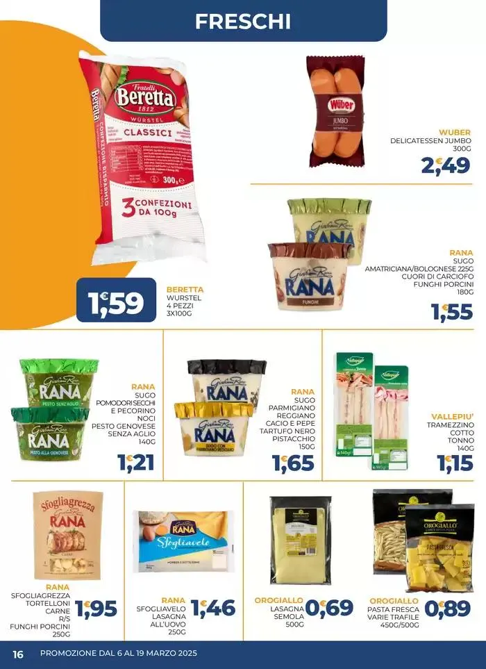 Promozione dal 6 al 19 marzo da 6 marzo a 19 marzo di 2025 - Pagina del volantino 16
