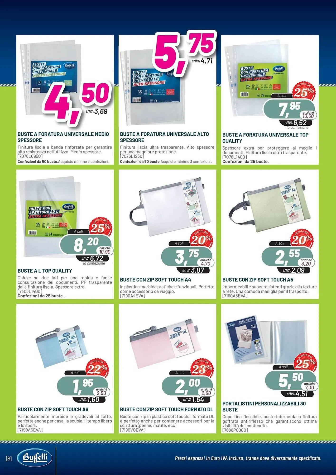 Volantino Buffetti da 2 ottobre a 31 ottobre di 2025 - Pagina del volantino 8