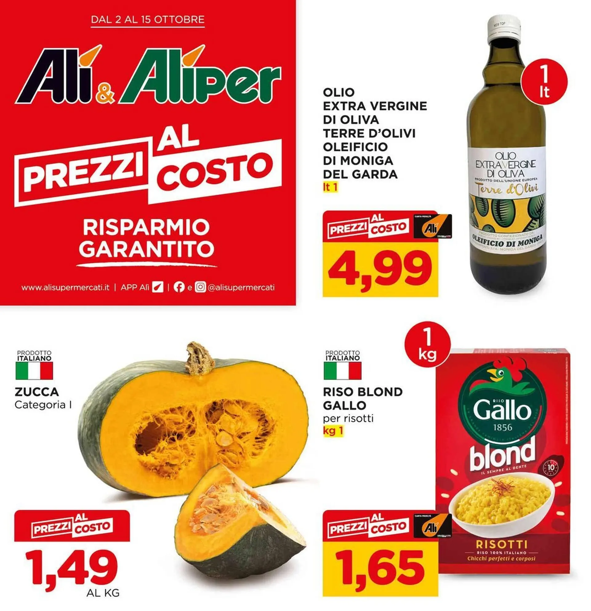 Volantino Alì Supermercati da 2 ottobre a 15 ottobre di 2025 - Pagina del volantino 1