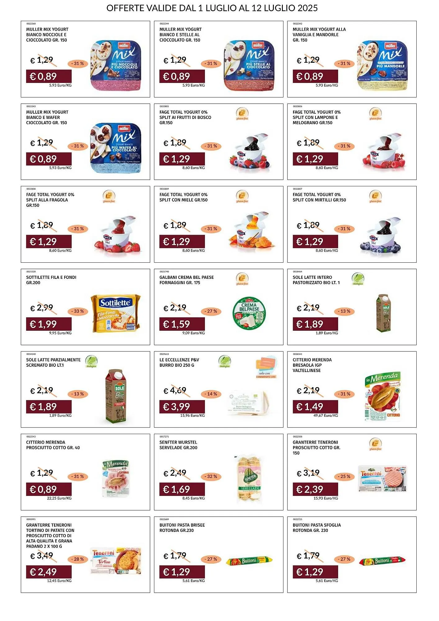 Volantino Prezzemolo e Vitale da 1 luglio a 12 luglio di 2025 - Pagina del volantino 8