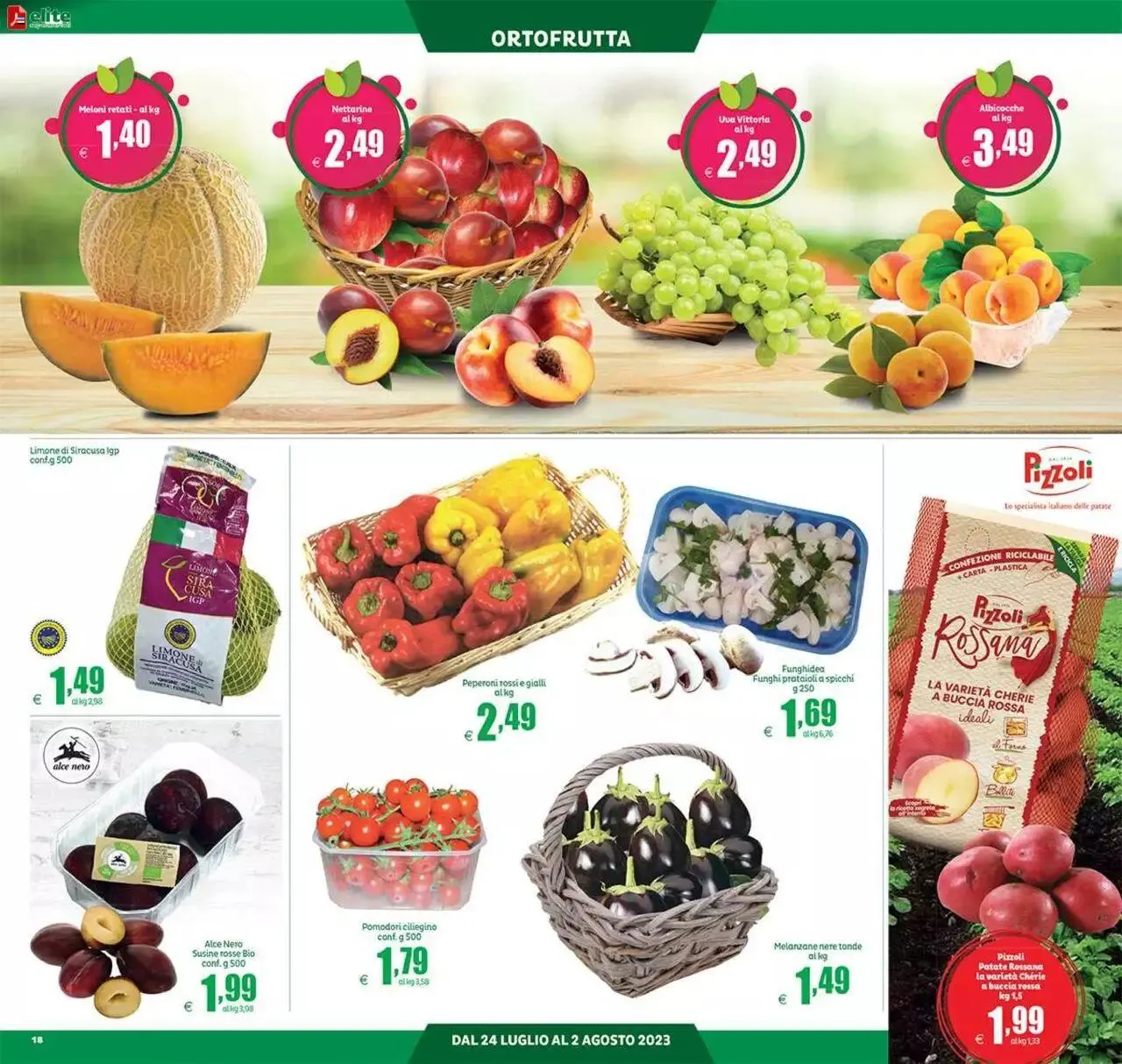 Volantino Elite Supermercati da 24 luglio a 2 agosto di 2023 - Pagina del volantino 18