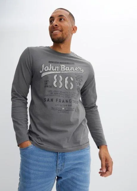 Maglia a maniche lunghe in cotone biologico