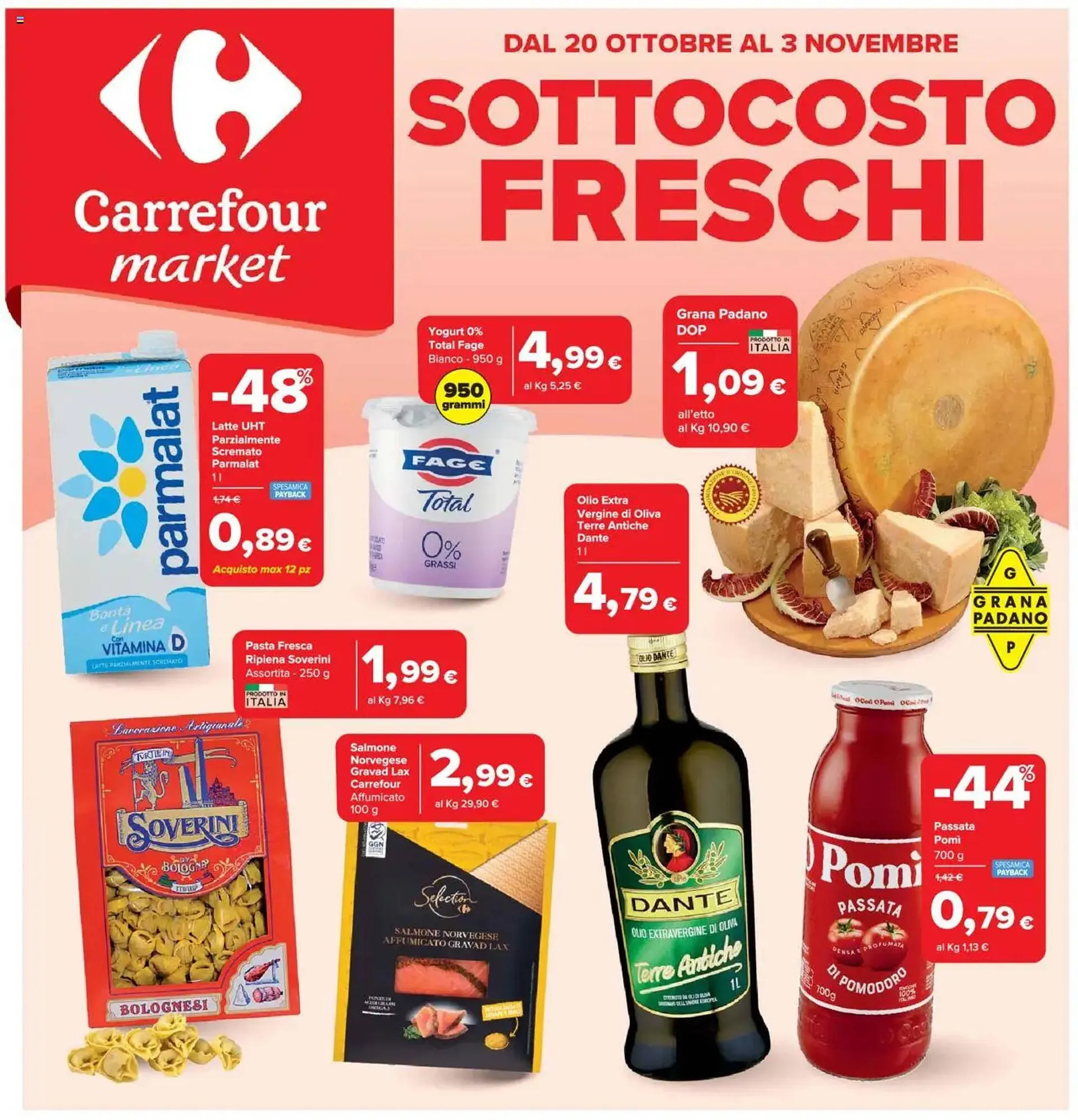 Volantino Carrefour da 20 ottobre a 3 novembre di 2025 - Pagina del volantino 1