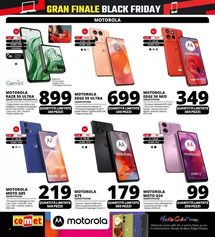 Black Friday Gran Finale da Comet! da 27 novembre a 2 dicembre di 2024 - Pagina del volantino 2