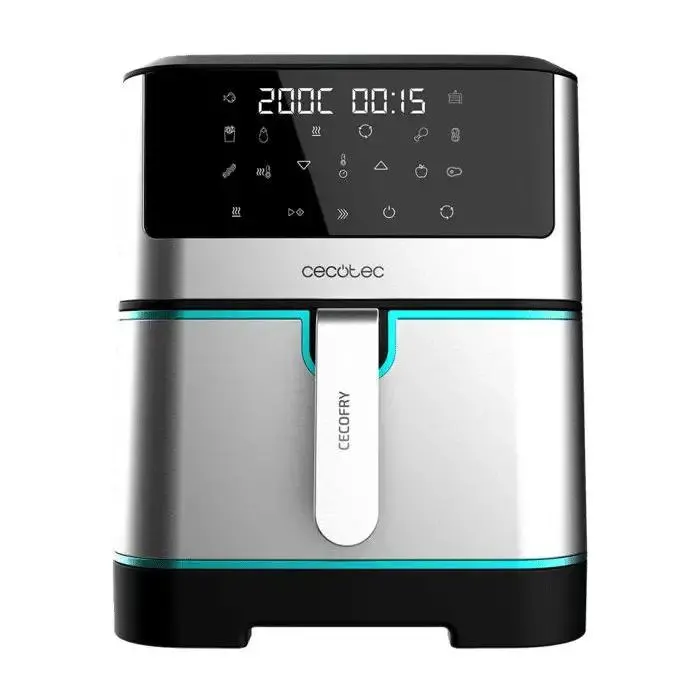 Cecotec 04984 friggitrice singolo 8 l indipendente 1800 w friggitrice a basso contenuto di grassi nero, stainless steel