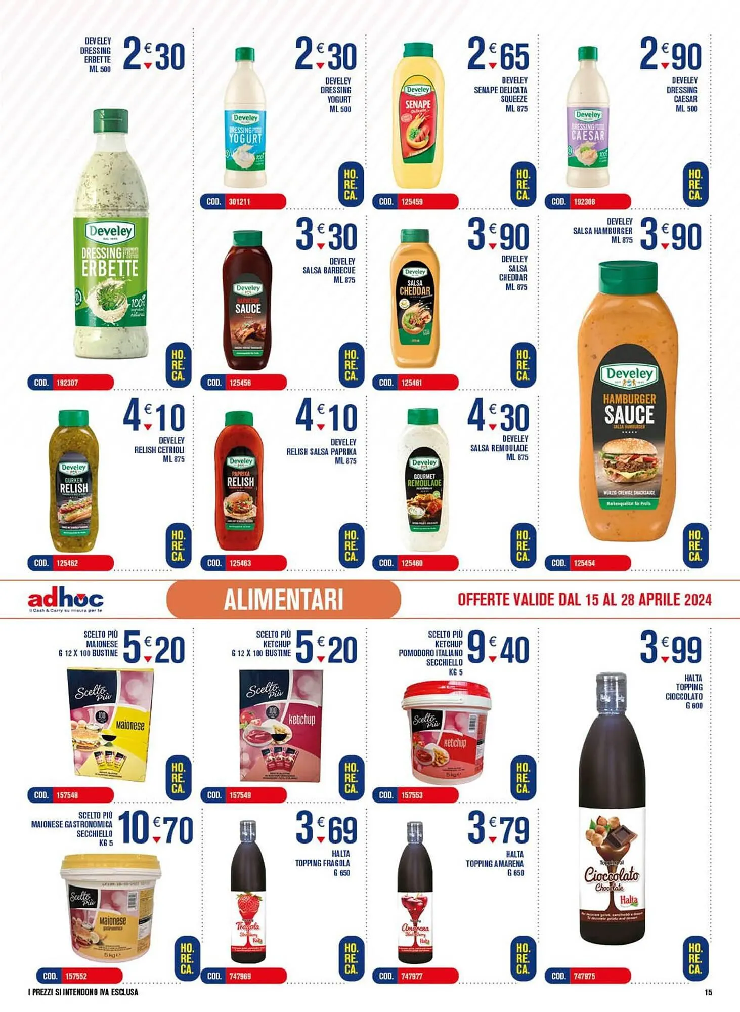 Volantino Adhoc da 15 aprile a 28 aprile di 2024 - Pagina del volantino 15