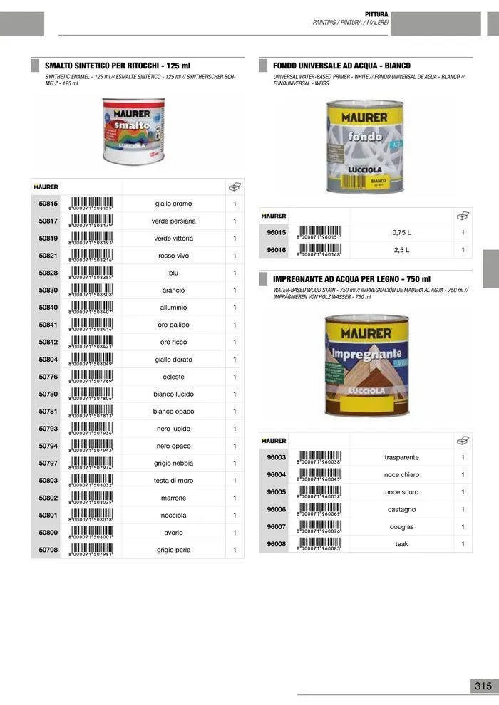 Catalogo Generale da 10 gennaio a 13 maggio di 2025 - Pagina del volantino 316