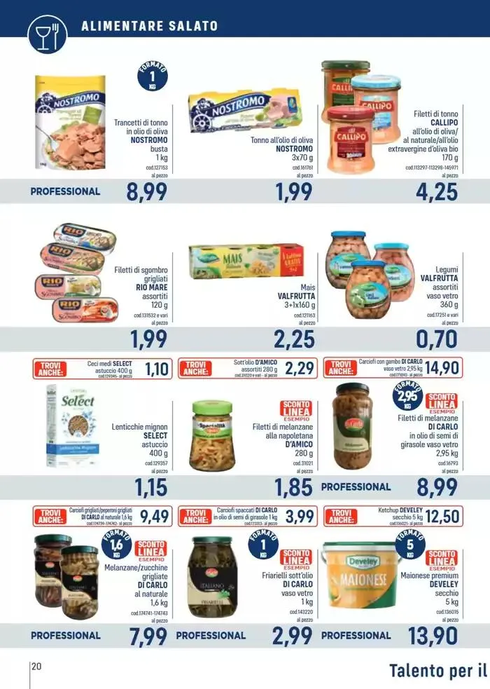 Catalogo Talento da 31 marzo a 20 aprile di 2025 - Pagina del volantino 20