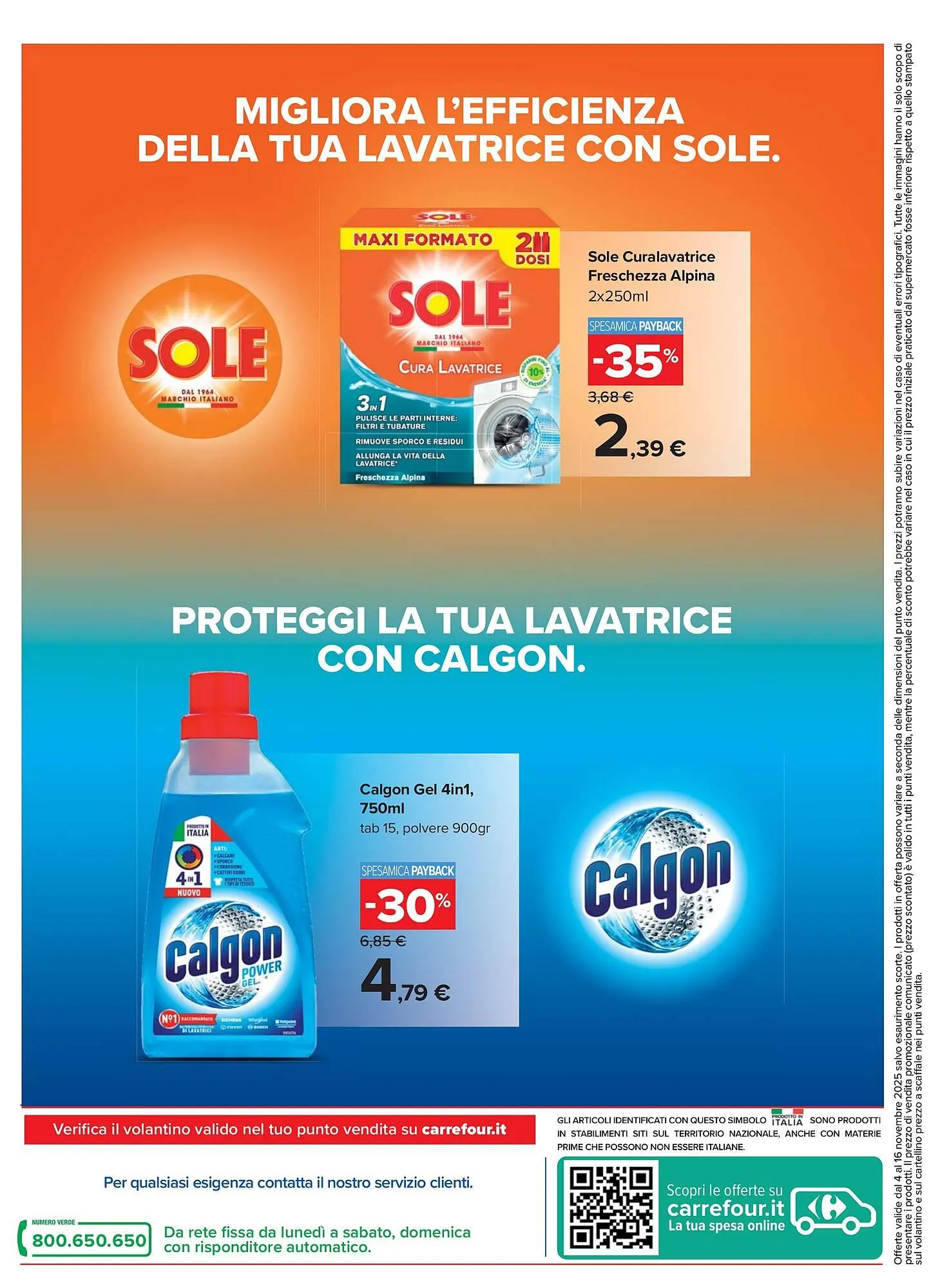Volantino Carrefour Market da 4 novembre a 16 novembre di 2025 - Pagina del volantino 2