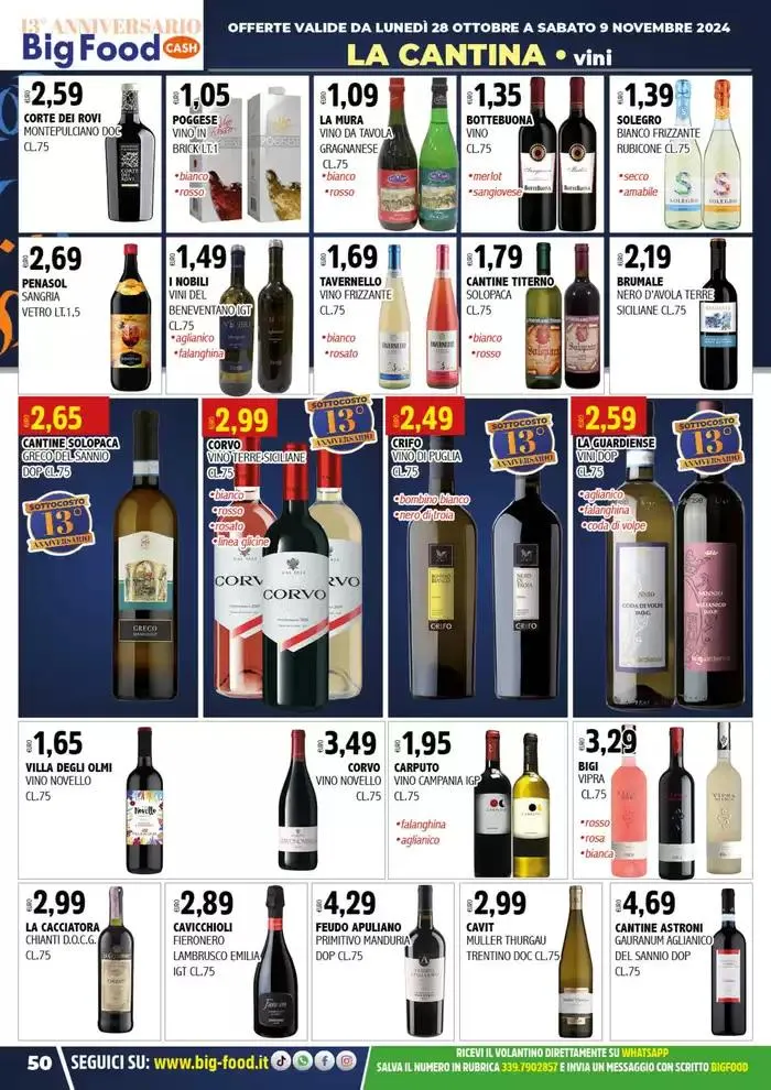 Festeggiamo il nostro 13 anniversario da 28 ottobre a 9 novembre di 2024 - Pagina del volantino 50