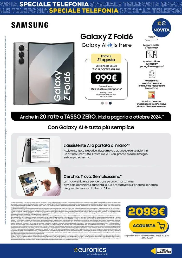 Speciale Telefonia da 7 agosto a 21 agosto di 2024 - Pagina del volantino 17