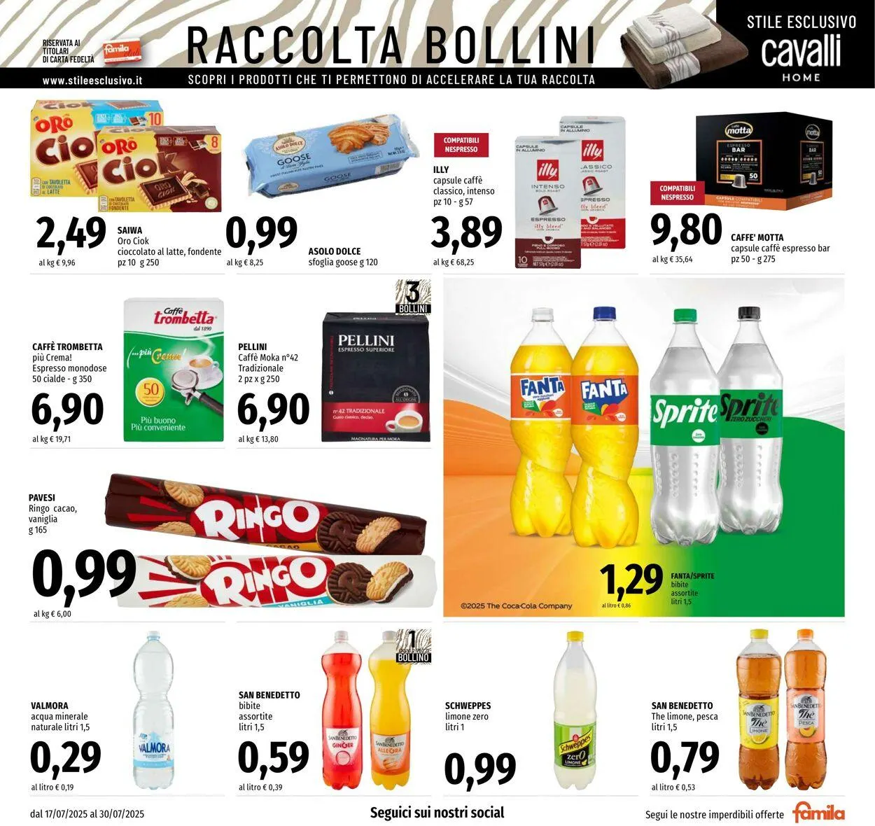 Famila Volantino attuale da 17 luglio a 30 luglio di 2025 - Pagina del volantino 17