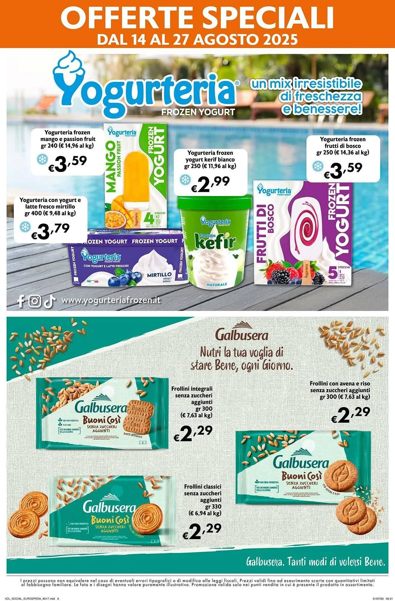 Volantino Eurospesa da 14 agosto a 27 agosto di 2025 - Pagina del volantino 9