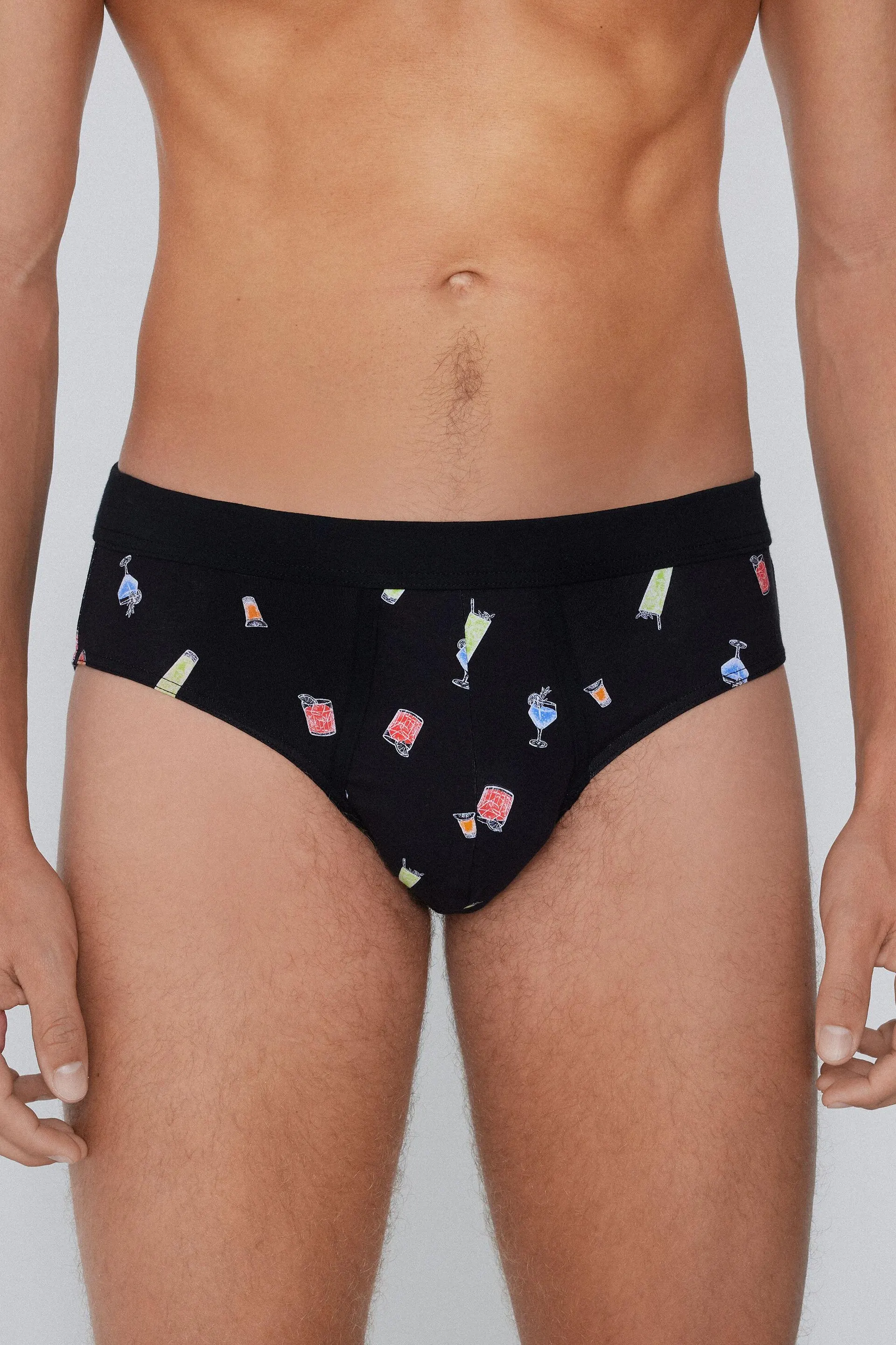 Slip in Cotone Elasticizzato Stampato