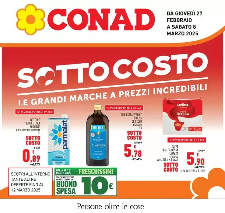 Sottocosto da 27 febbraio a 12 marzo di 2025 - Pagina del volantino 1