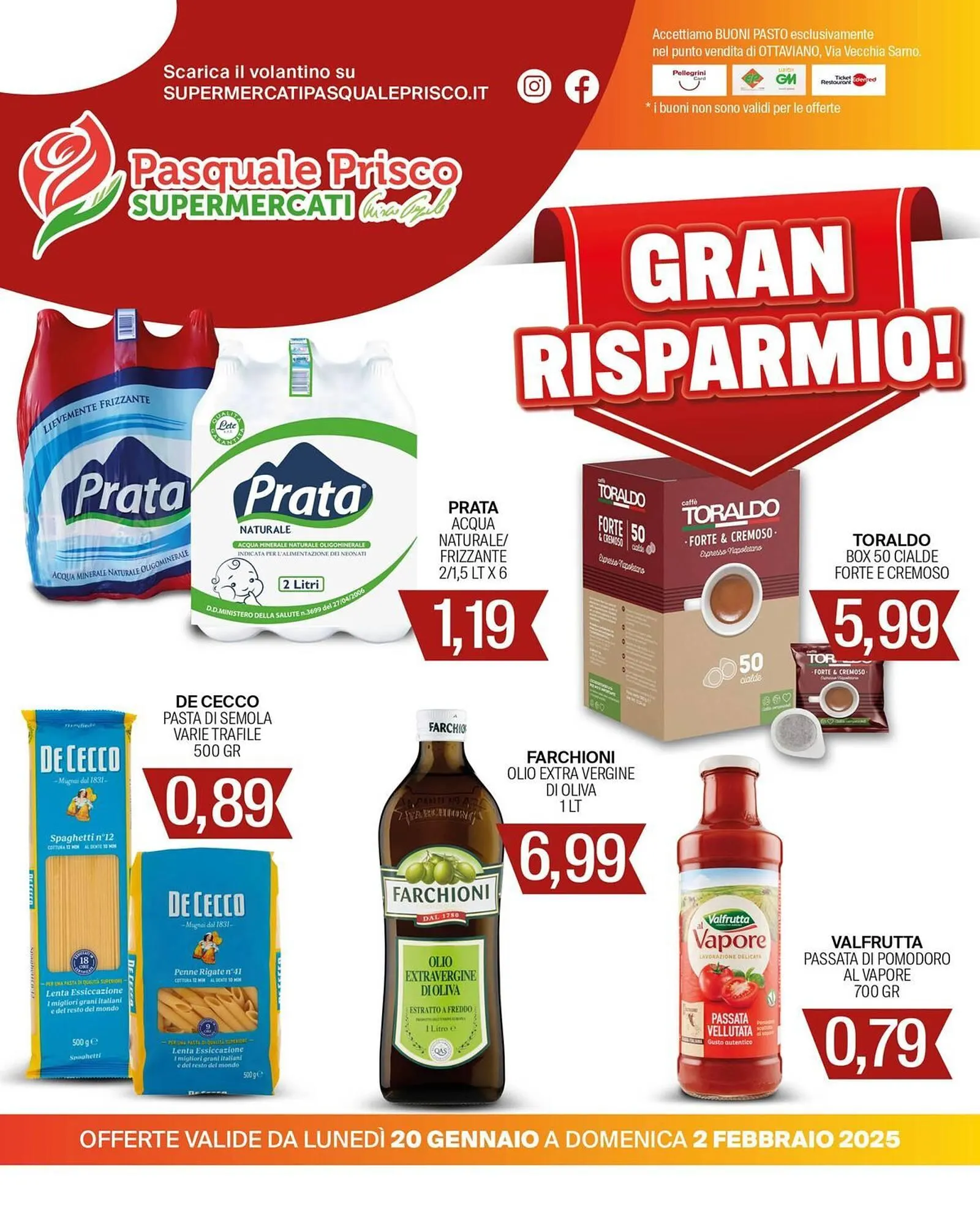 Volantino Supermercati Pasquale Prisco - 1