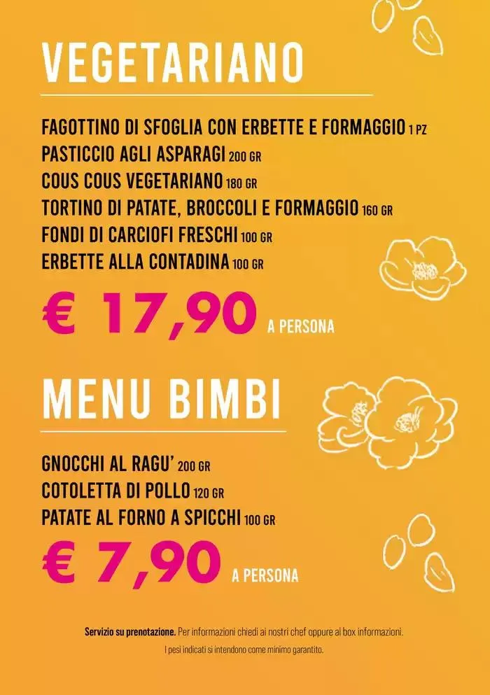 Prenota il tuo menu di pasqua da 27 marzo a 17 aprile di 2025 - Pagina del volantino 4