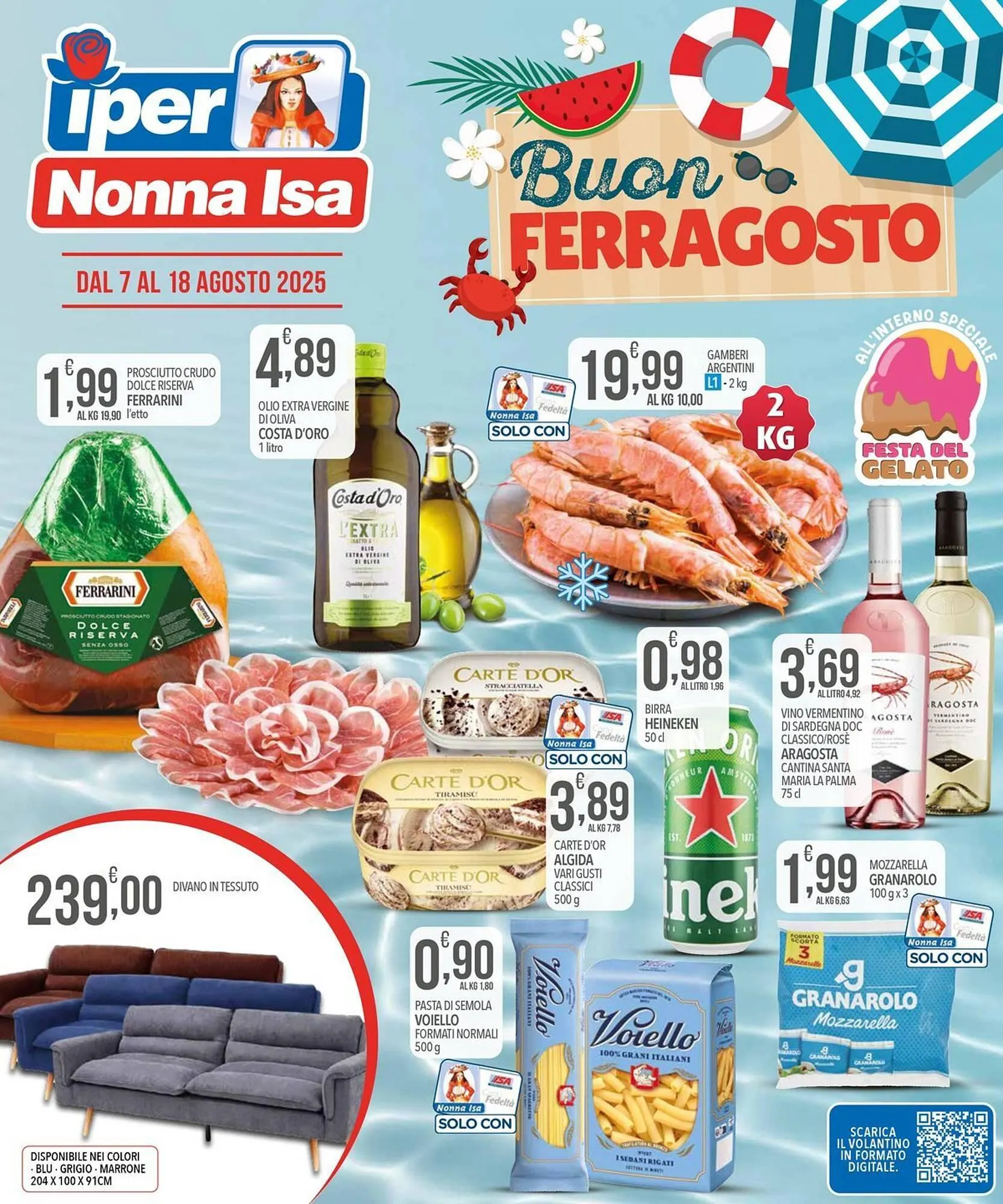 Volantino Iper Nonna Isa da 7 agosto a 18 agosto di 2025 - Pagina del volantino 1