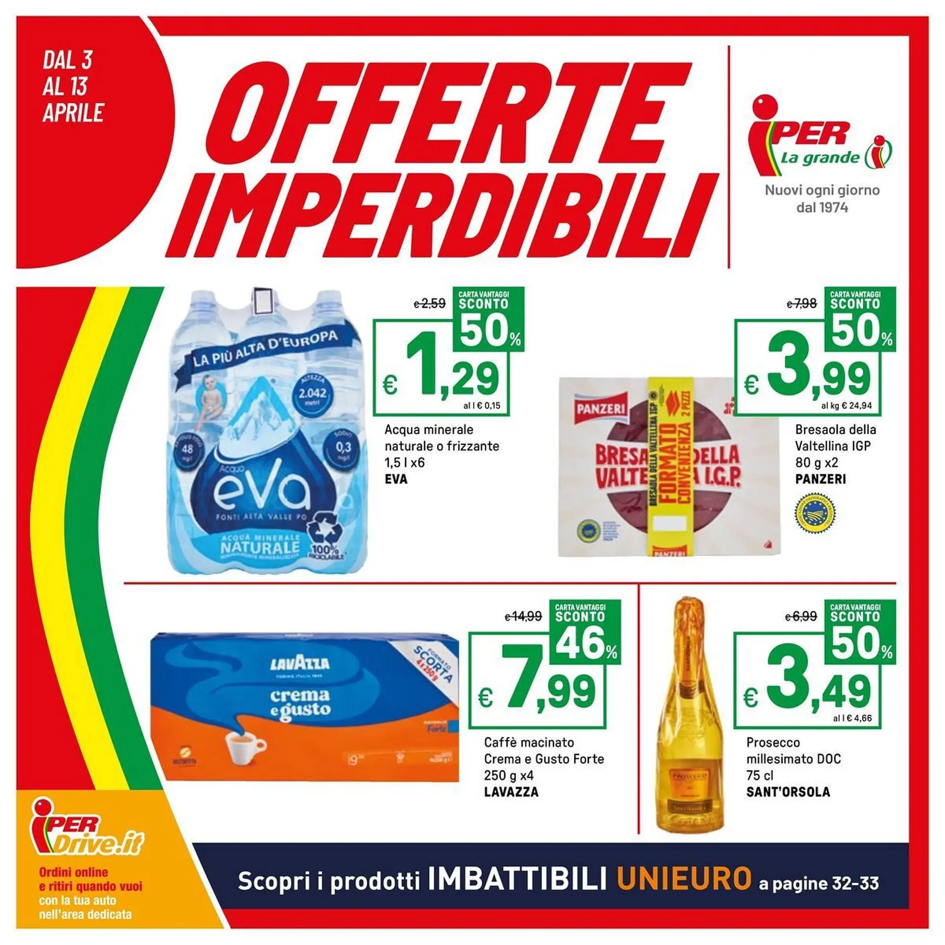 Volantino Iper La Grande da 3 aprile a 13 aprile di 2025 - Pagina del volantino 1