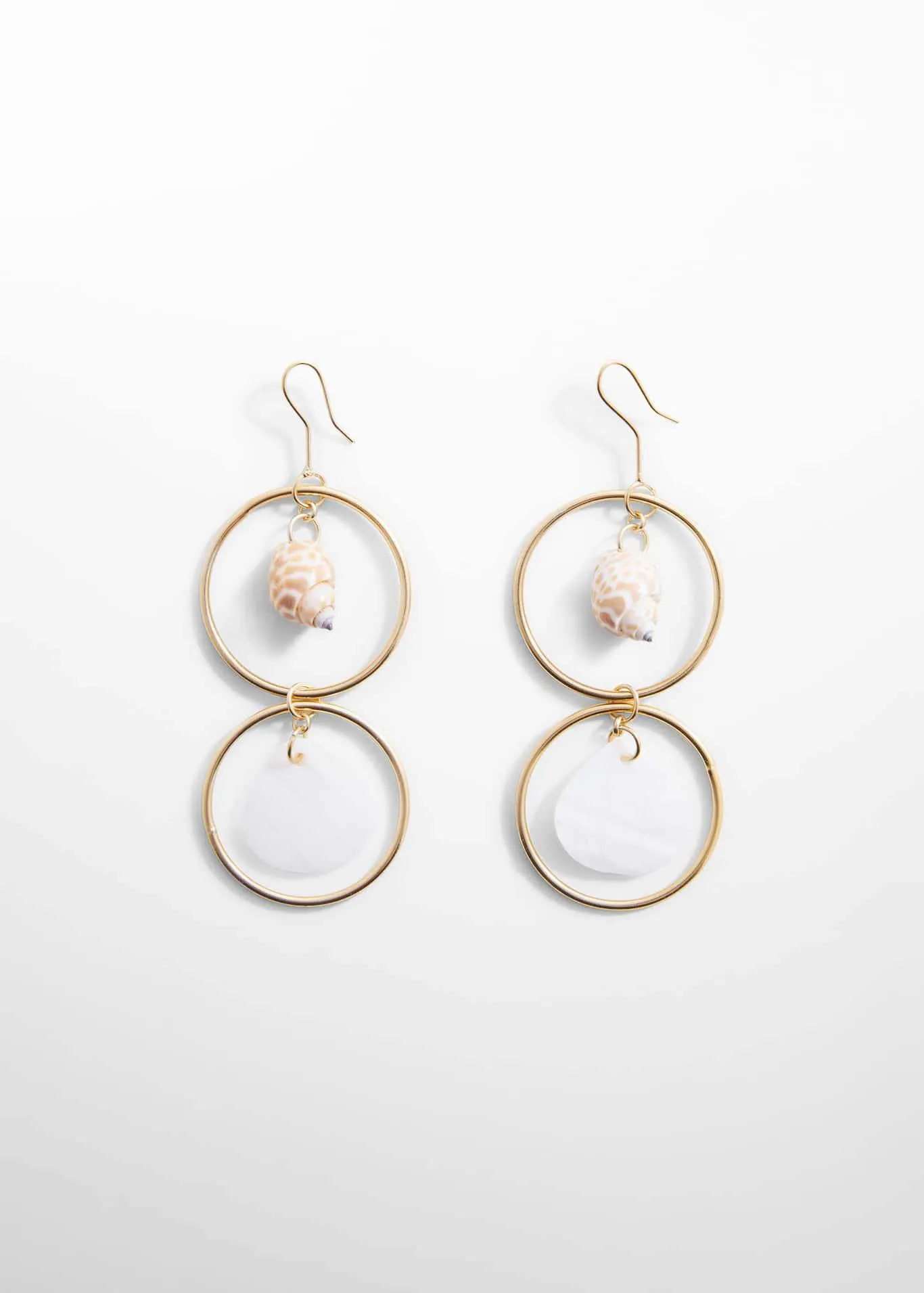 Orecchini anelli conchiglia