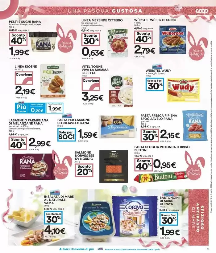 40 prodotti al 40% di sconto da 10 aprile a 21 aprile di 2025 - Pagina del volantino 13