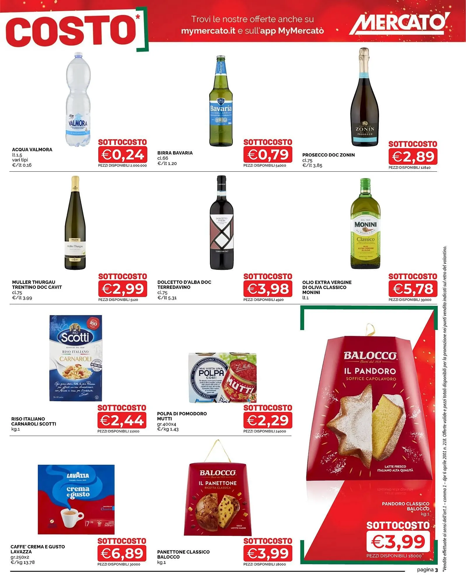 Volantino Mercatò da 4 dicembre a 14 dicembre di 2025 - Pagina del volantino 3