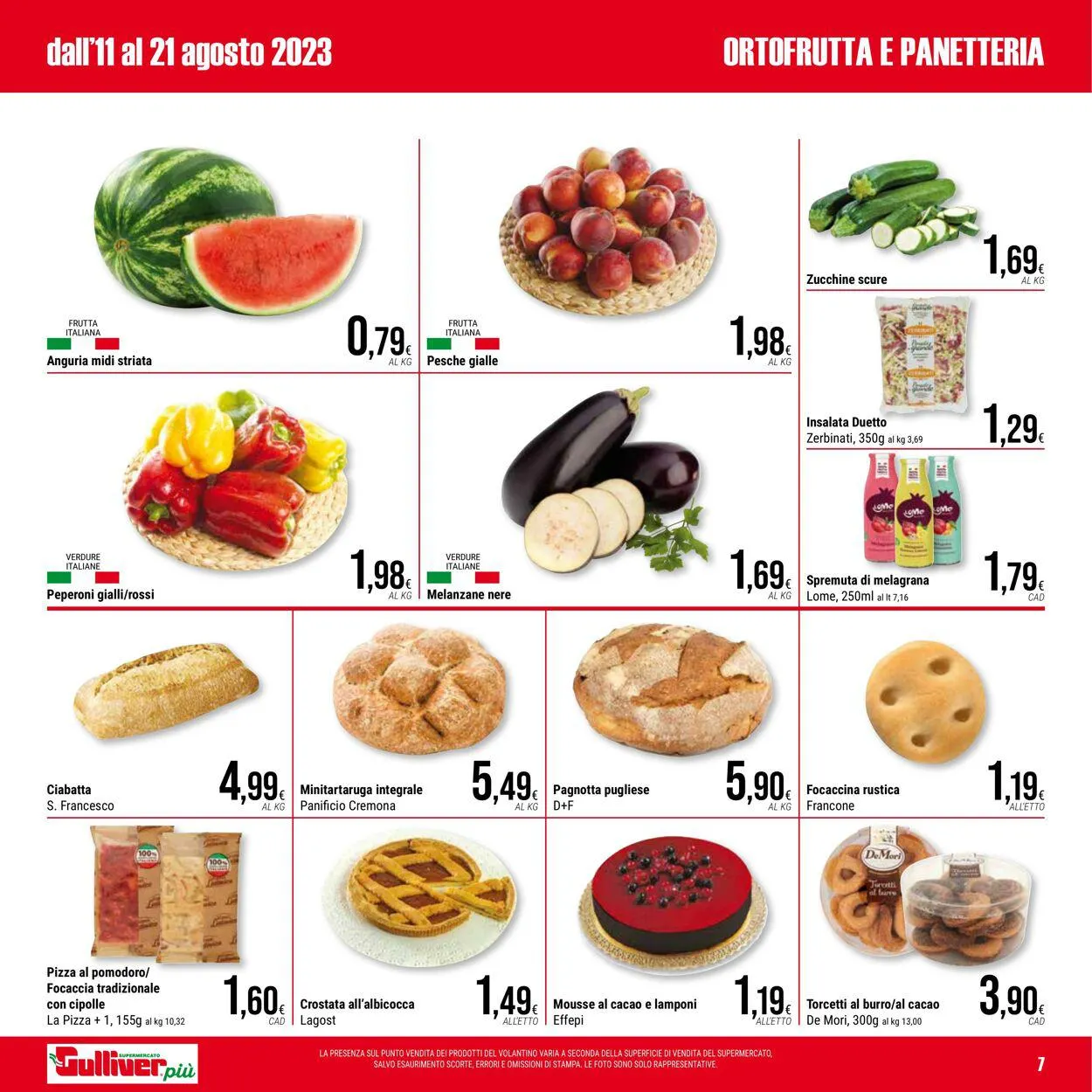 Gulliver Volantino attuale da 11 agosto a 21 agosto di 2023 - Pagina del volantino 7
