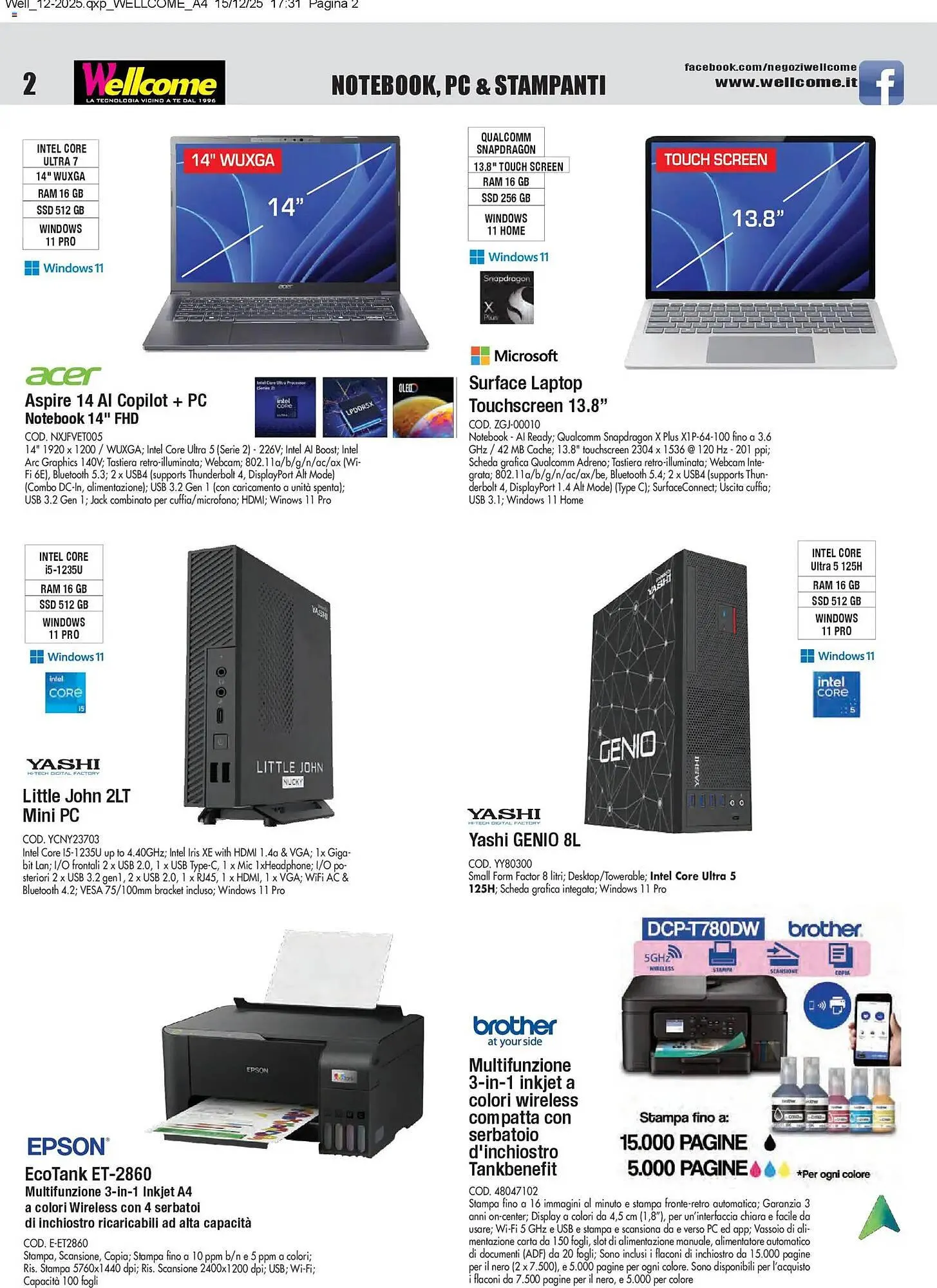 Volantino Wellcome da 23 dicembre a 14 gennaio di 2026 - Pagina del volantino 2