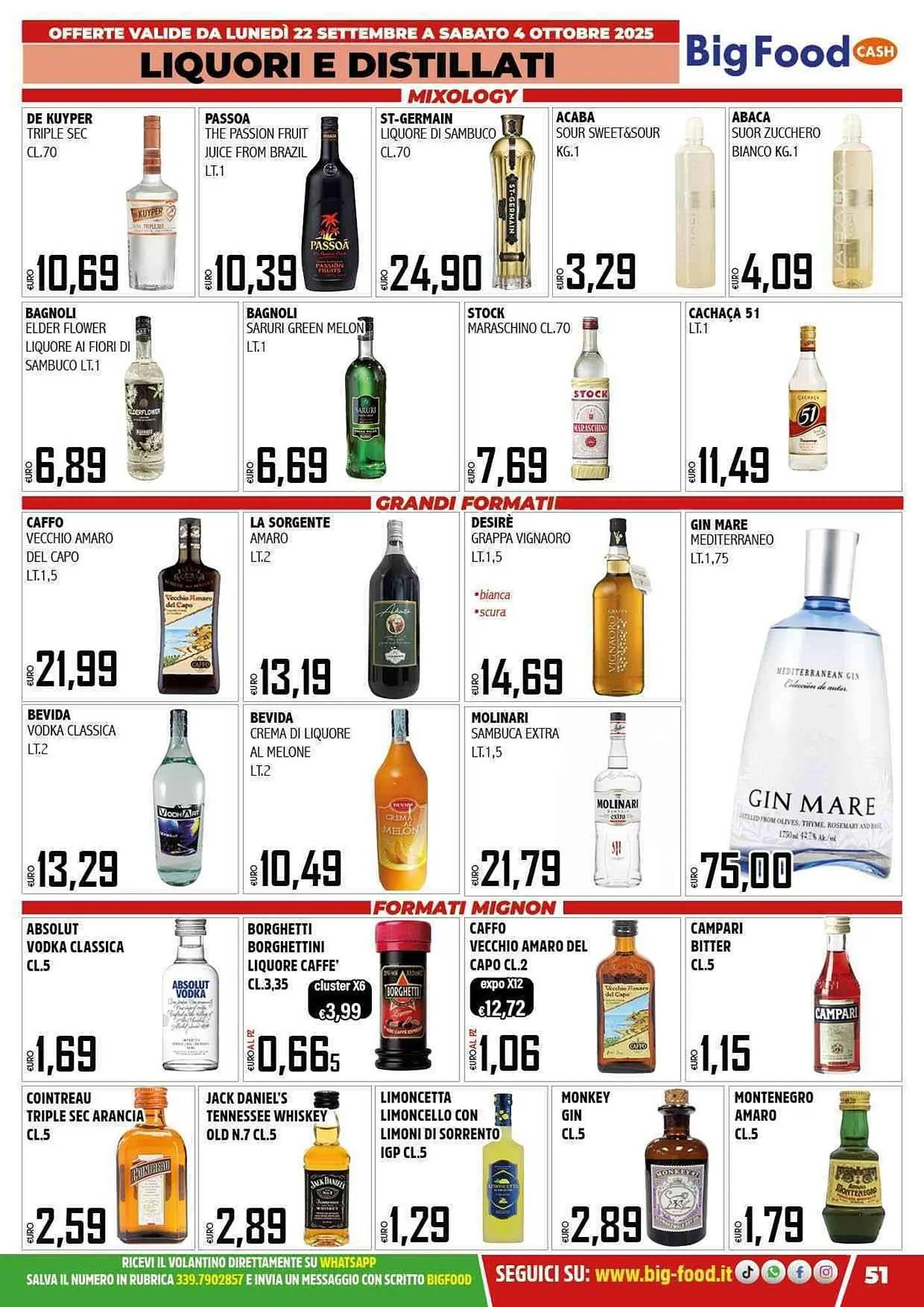 Volantino Big Food da 22 settembre a 4 ottobre di 2025 - Pagina del volantino 51