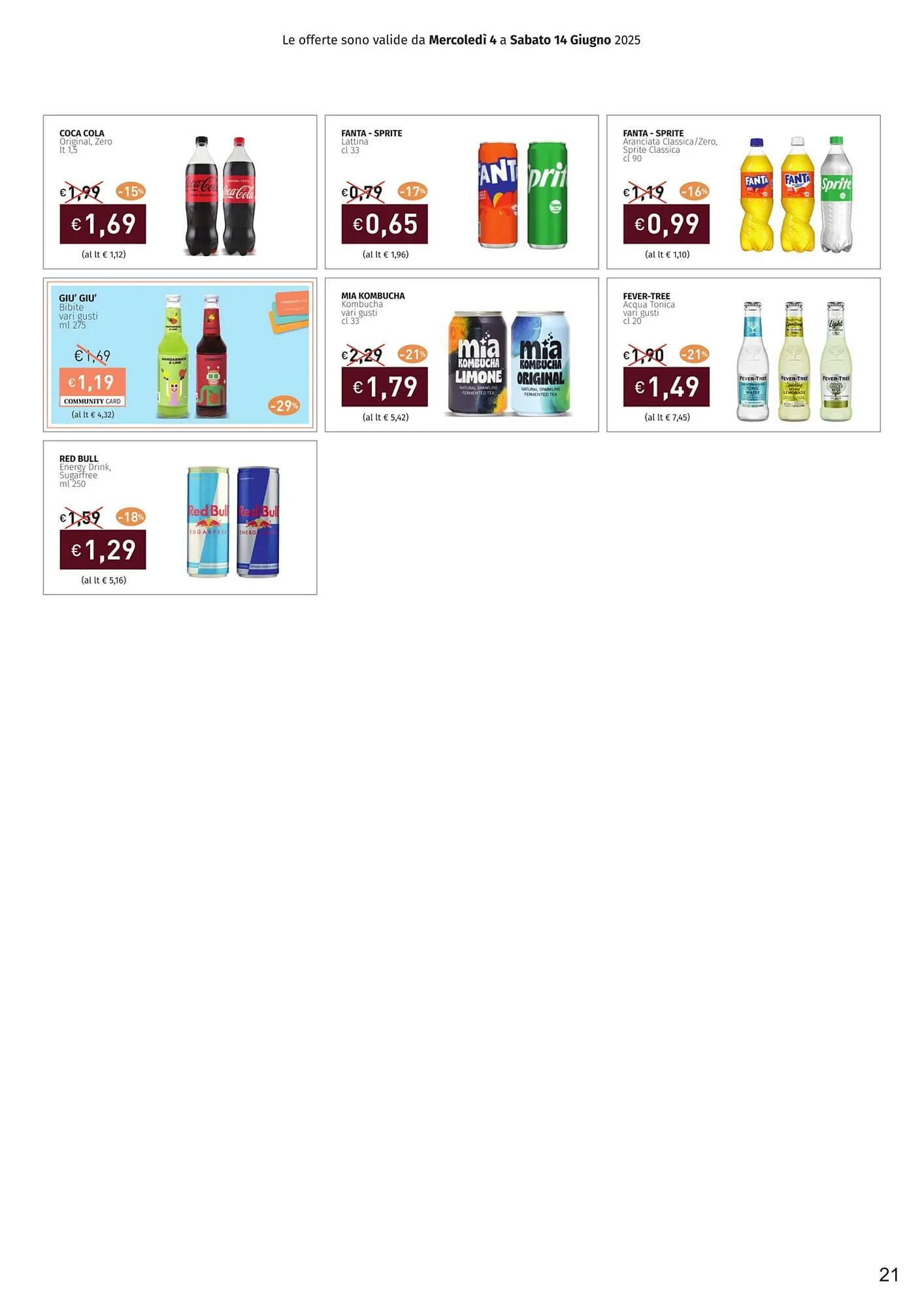 Volantino Prezzemolo e Vitale da 4 giugno a 14 giugno di 2025 - Pagina del volantino 21